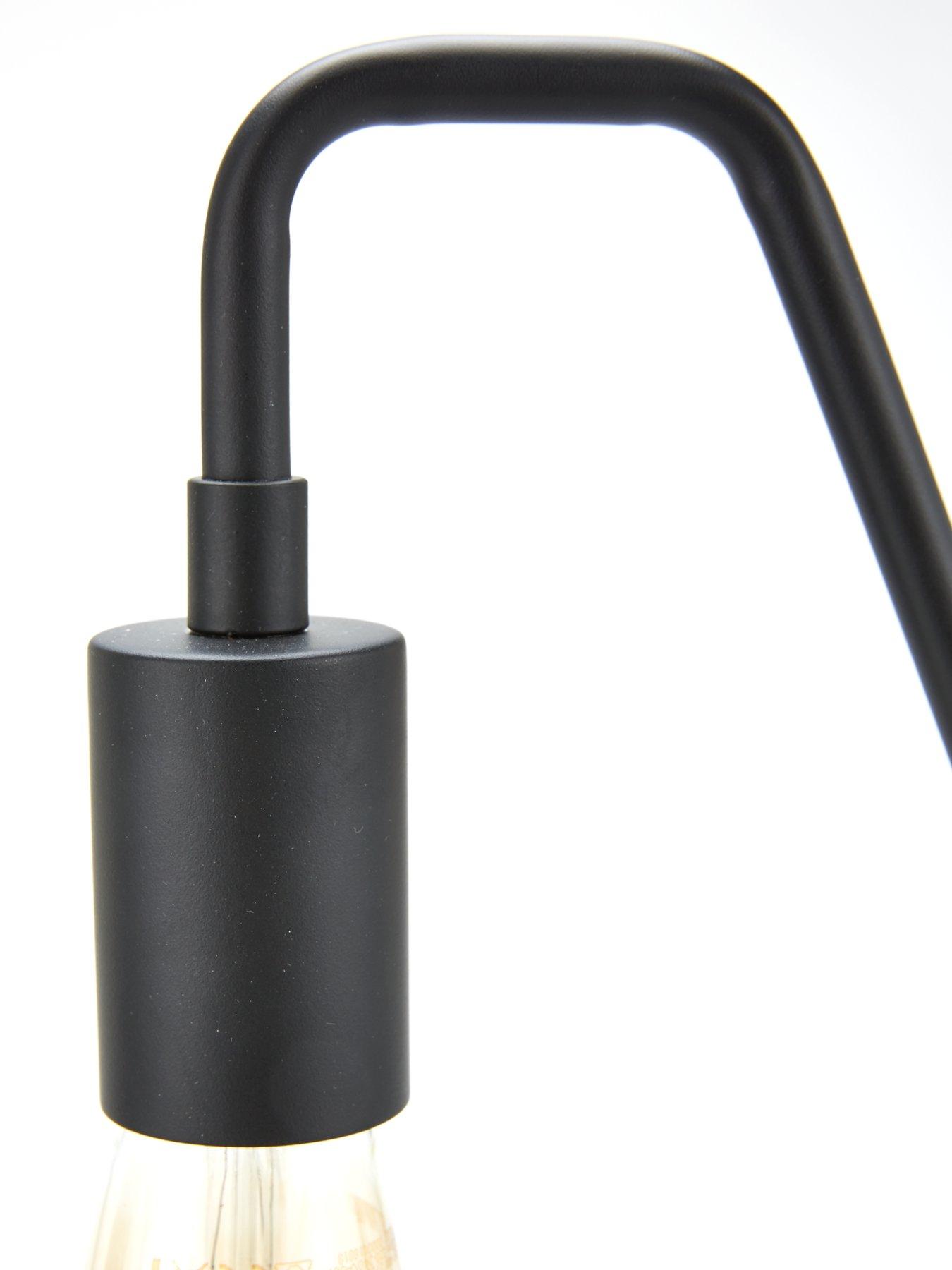 Image 3 of 3 of The Very Collection Tate Table Lamp - Black