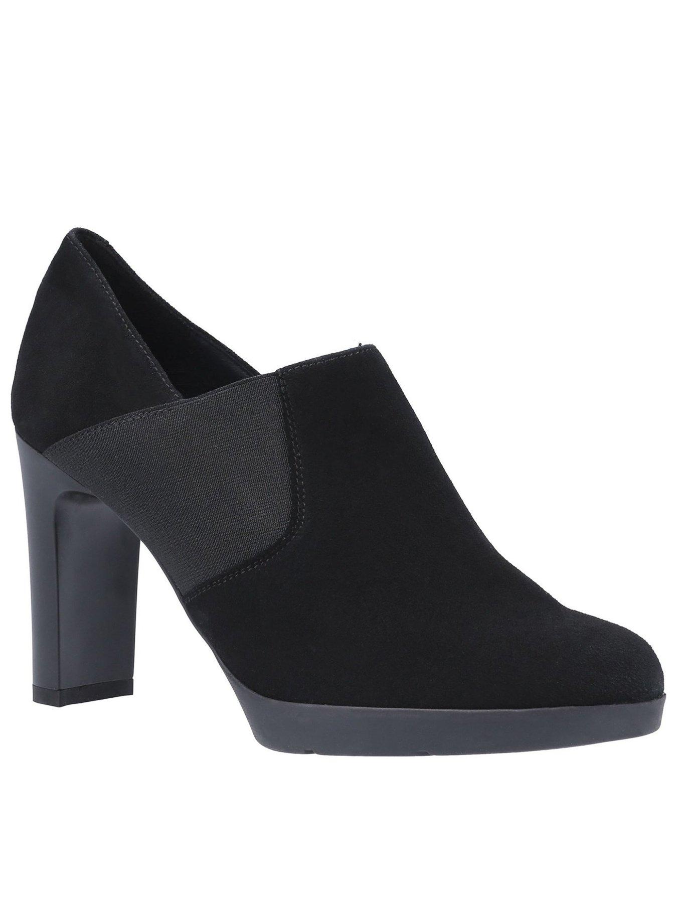 black suede shoe boots uk