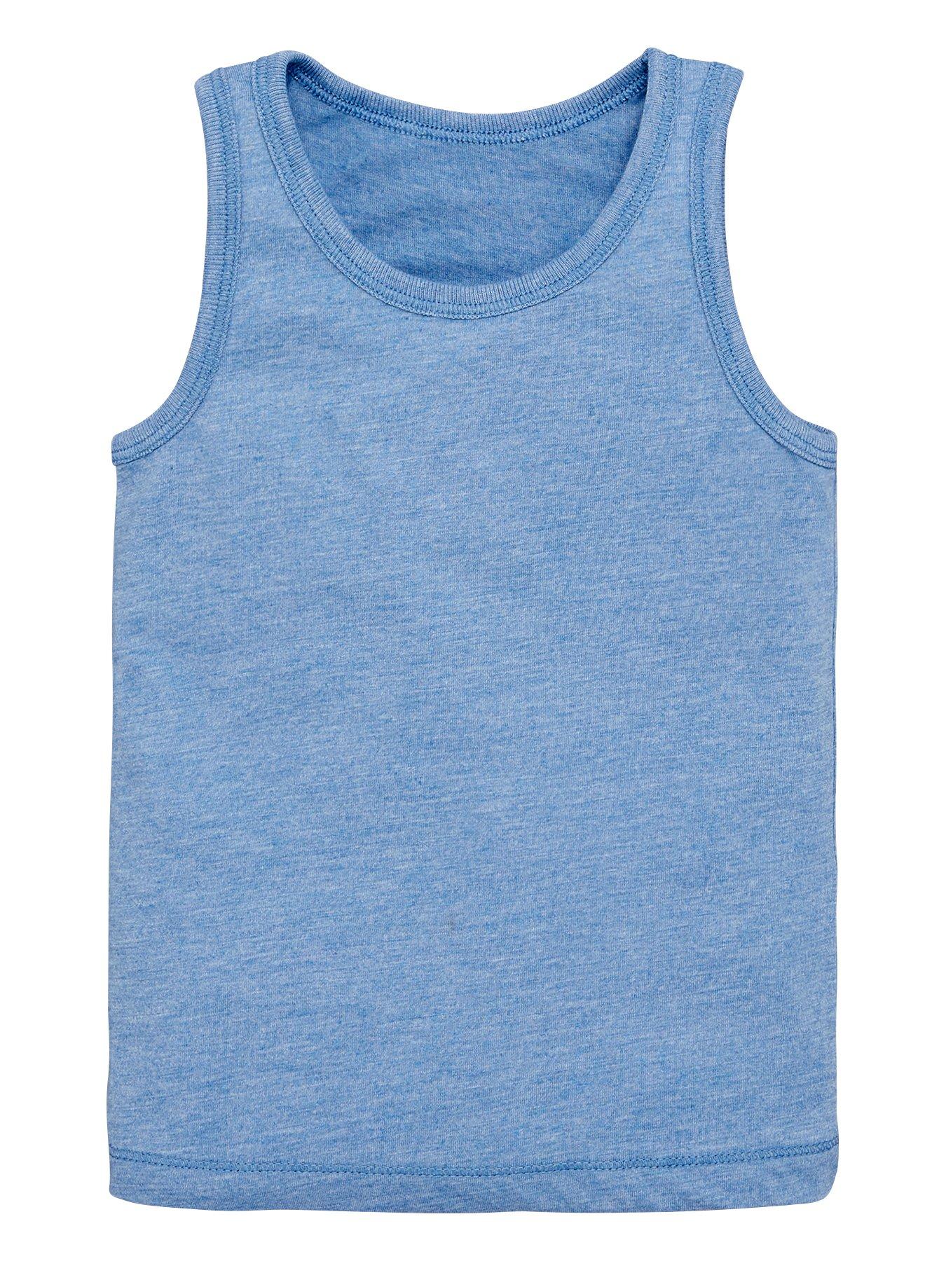 Image 2 of 4 of Everyday Boys 3 Pack Vests - Blue/Grey/White&nbsp;