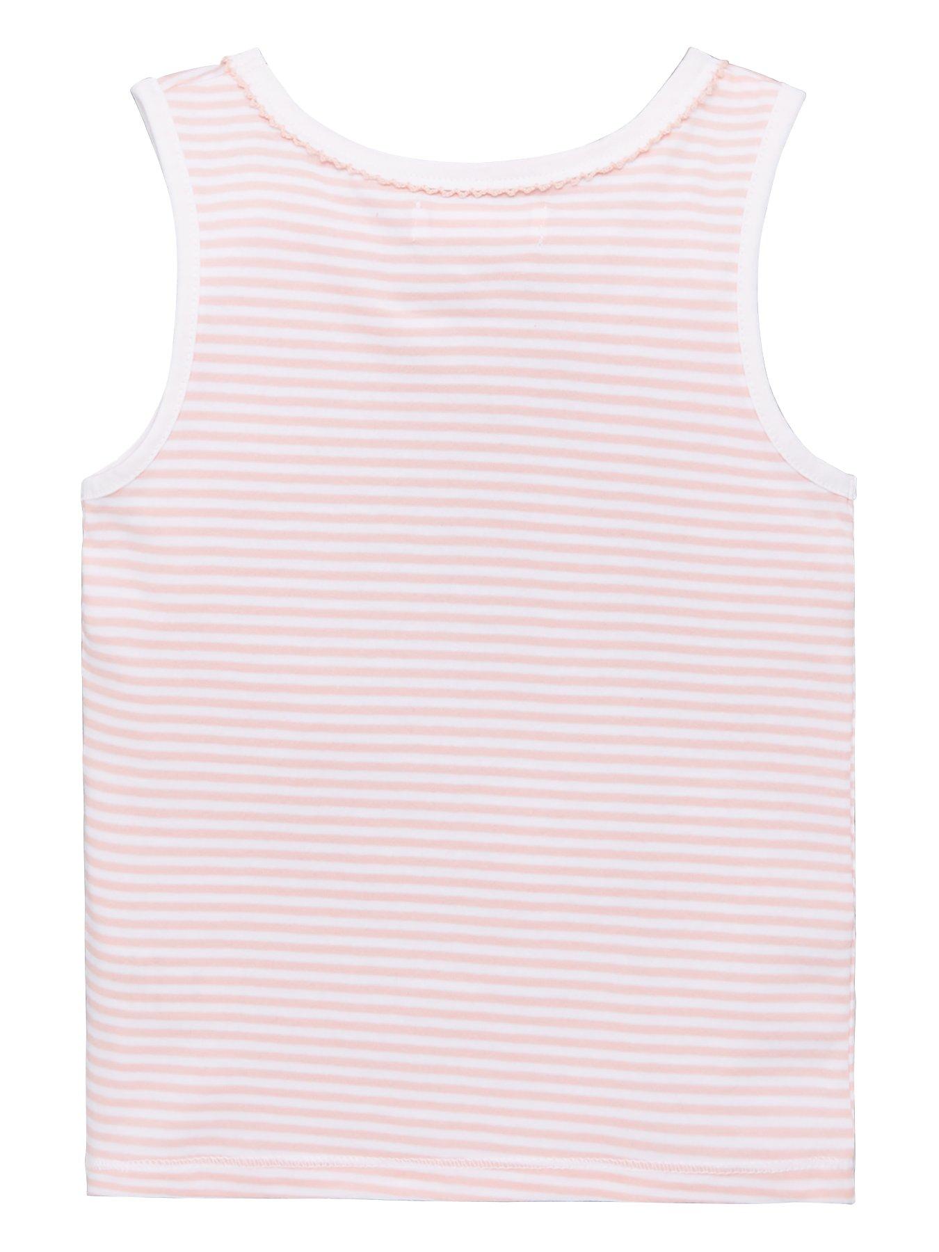 Image 3 of 4 of Everyday Girls 3 Pack Vests - Pink