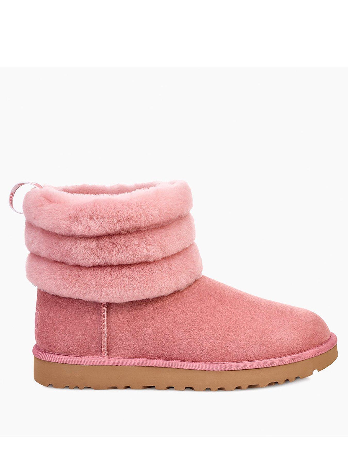 pink fluff ugg boots