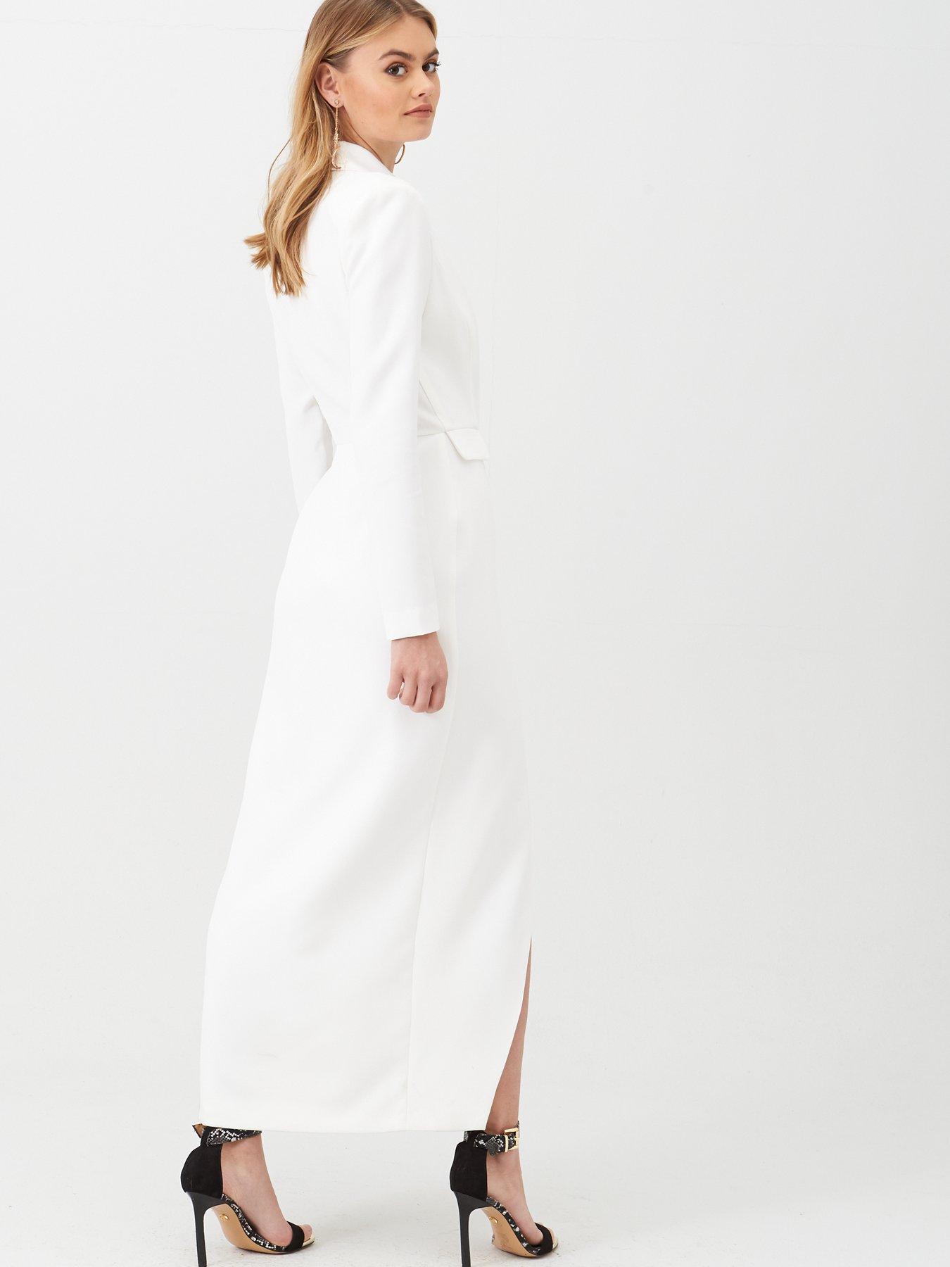 tuxedo maxi dress uk