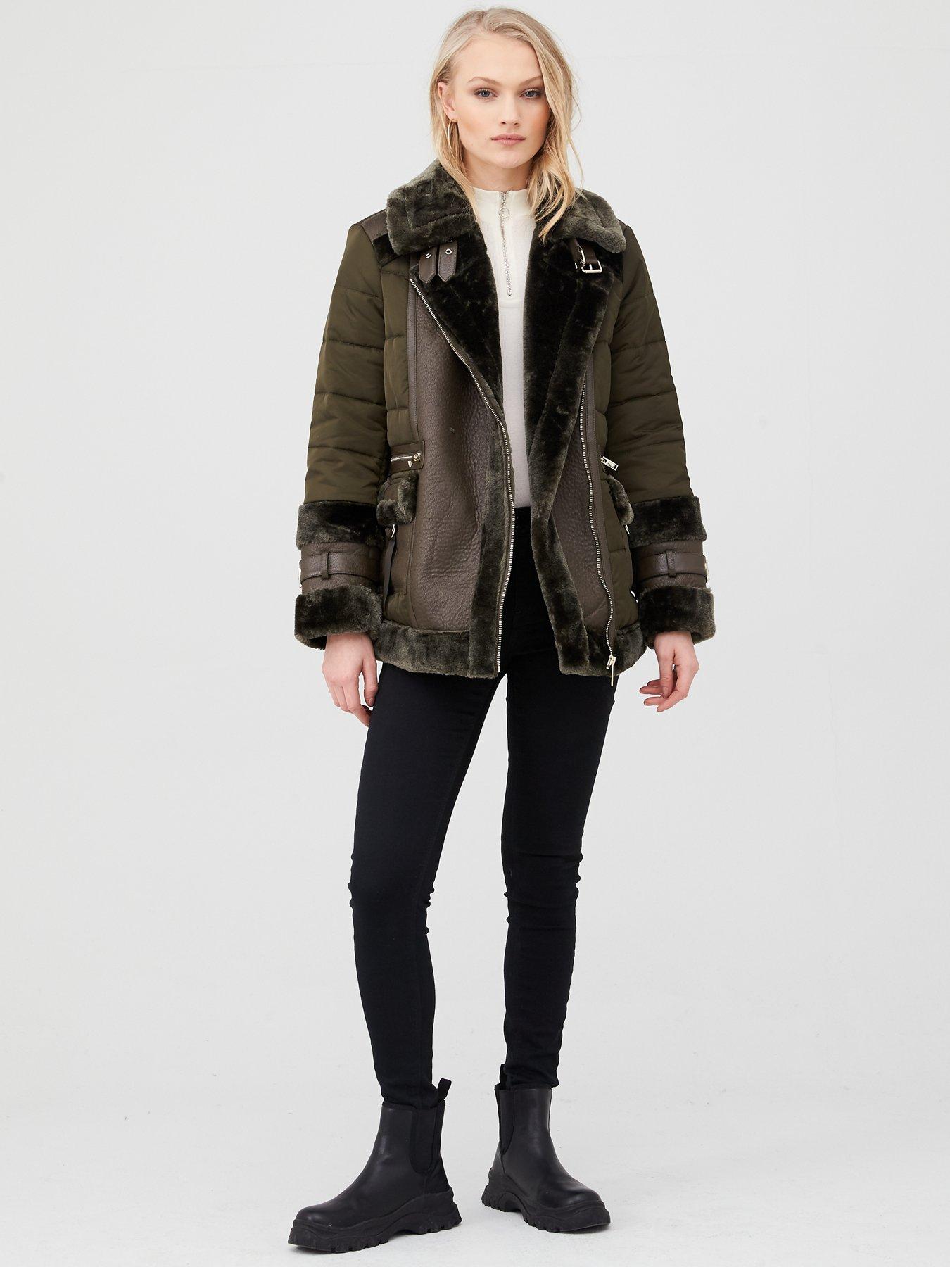 river island aviator jacket