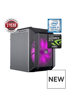 Zoostorm Stormforce H100 Magnum Intel Core i5 16GB RAM 500GB Hard Drive Gaming PC NVIDIA 6GB Dedicated Graphics GTX 1661 Black