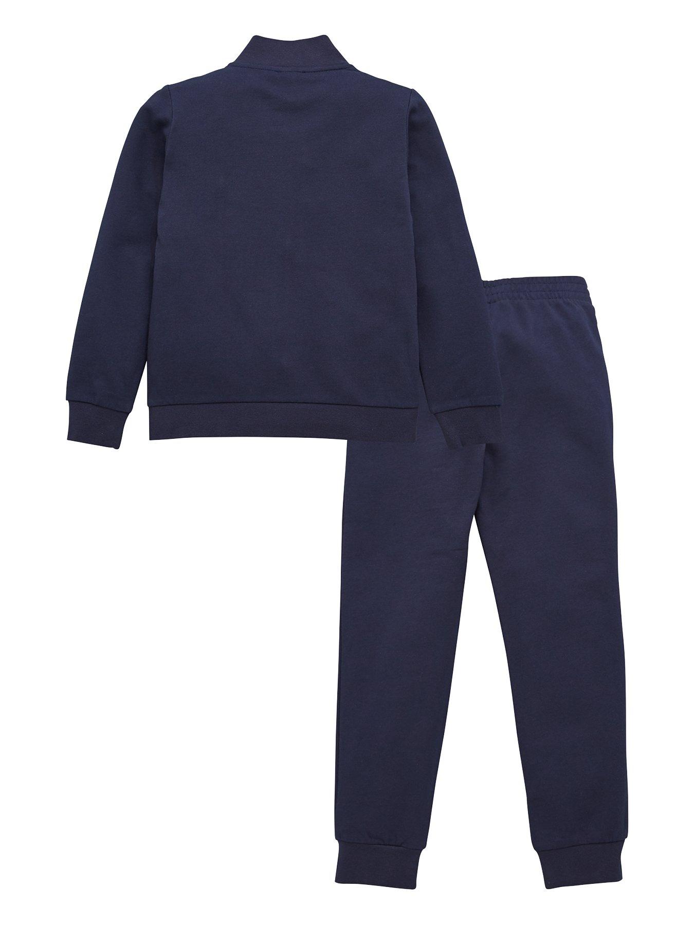 ea7 tracksuit navy blue