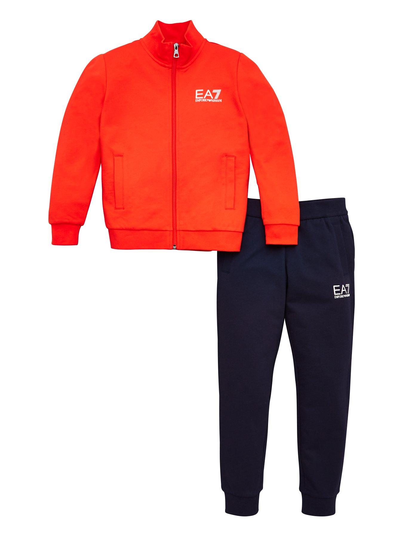 Ea7 Emporio Armani Boys Classic Funnel Neck Tracksuit review