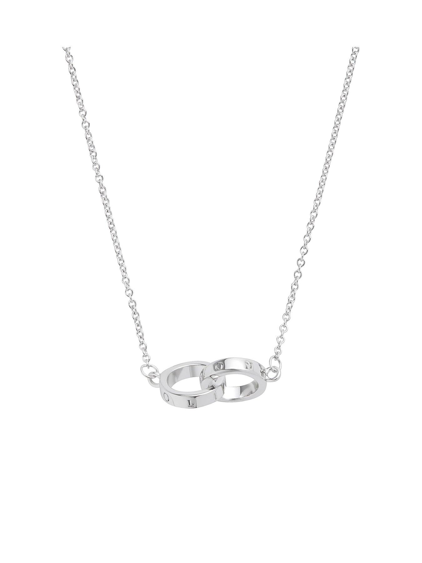 Olivia burton initial necklace sale