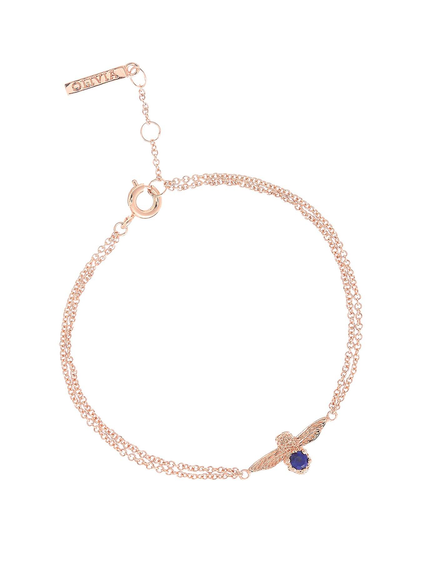 Olivia Burton Olivia Burton Bejewelled Bee Chain Bracelet Rg & Lapis Lazuli review