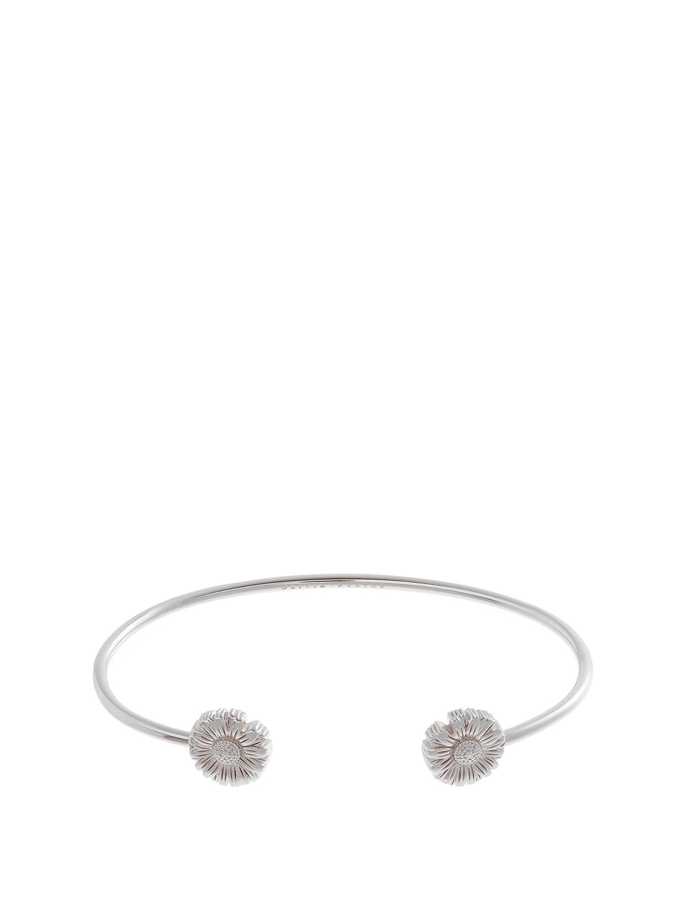 Olivia Burton Olivia Burton Daisy Open Ended Bangle Silver review