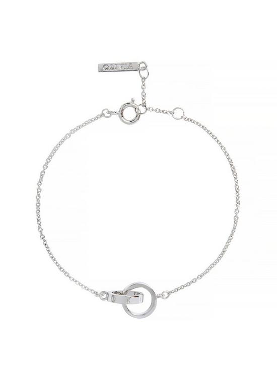 front image of olivia-burton-the-classics-silver-bracelet