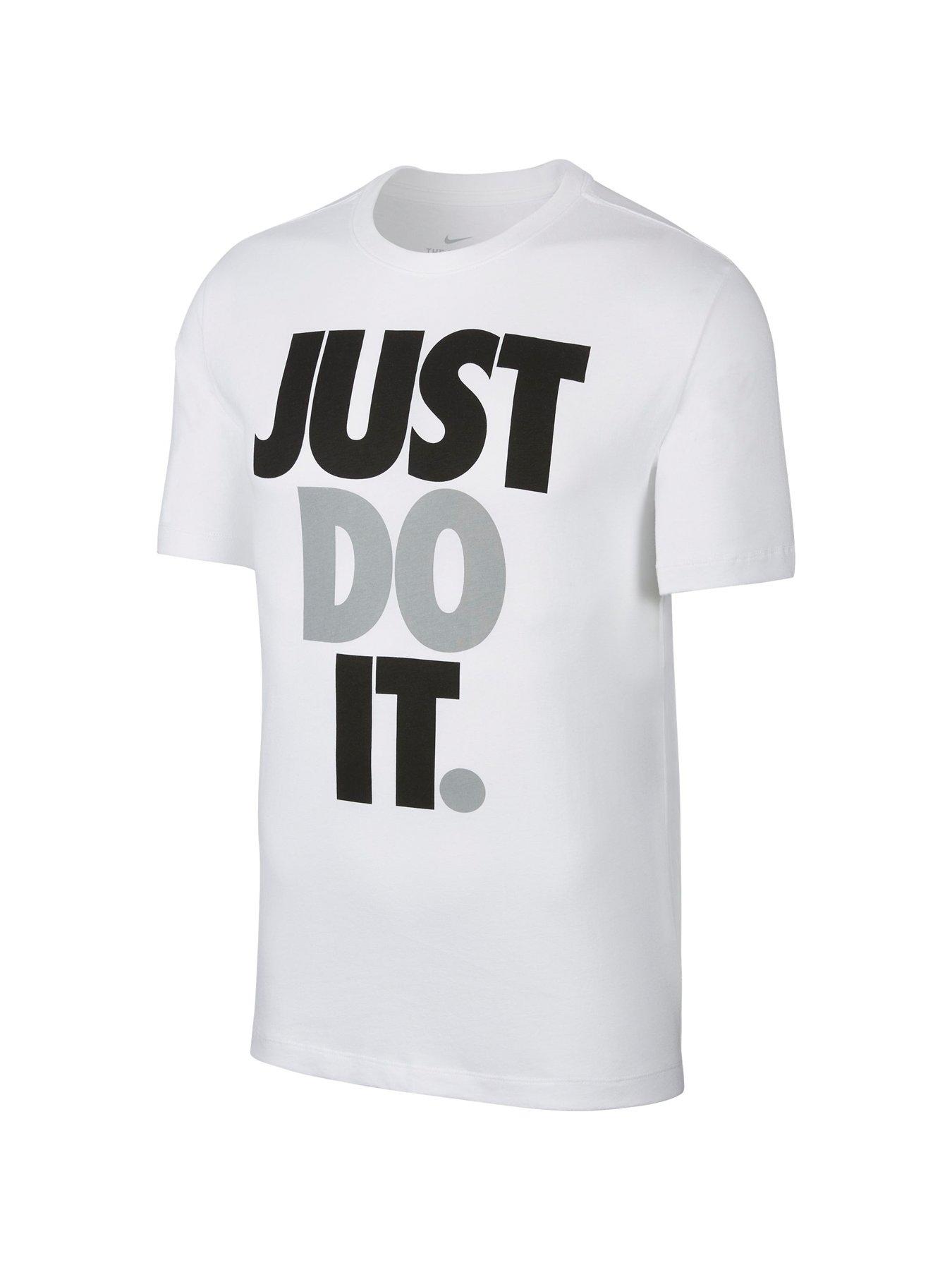 black and white just do it shirt