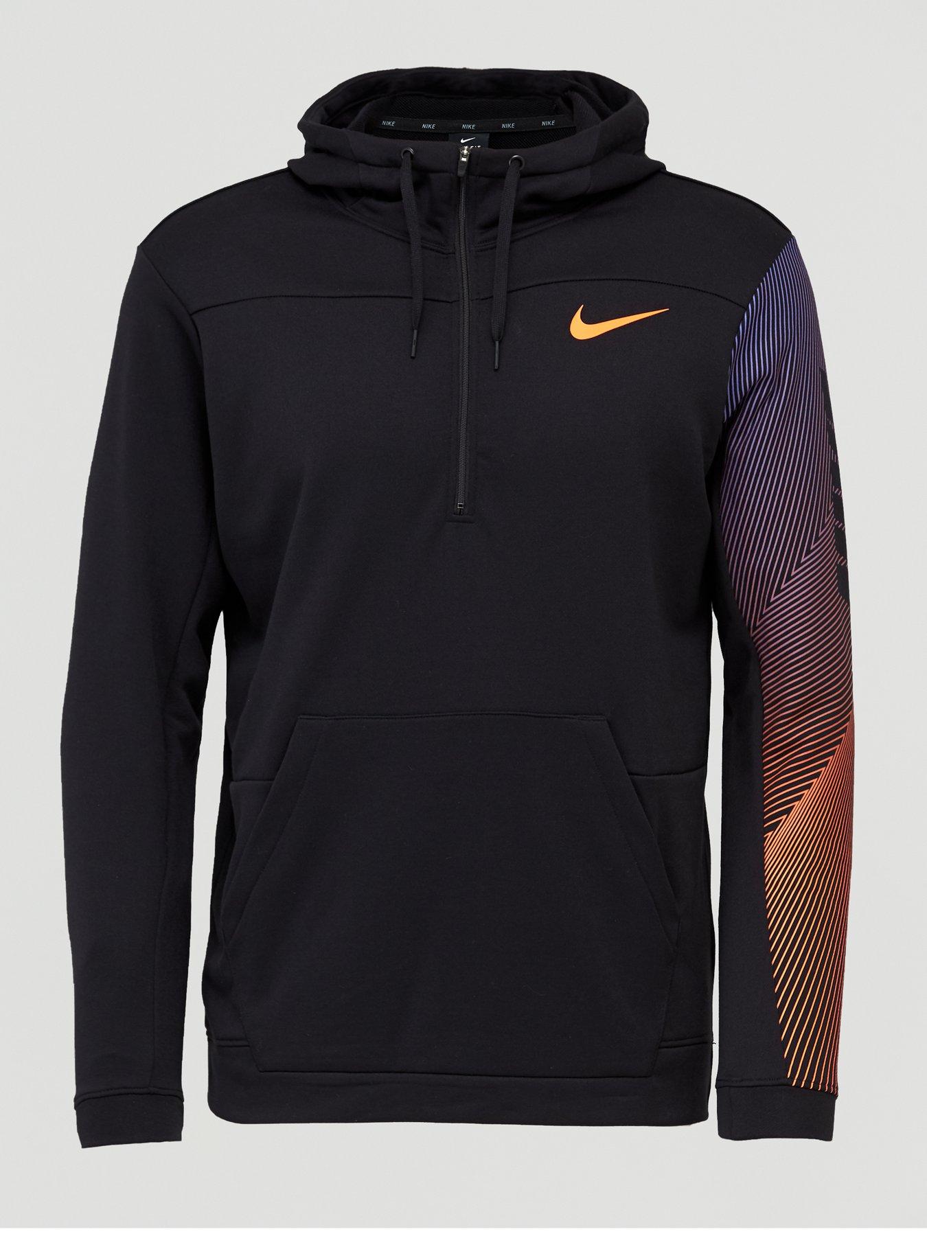 nike black overhead hoodie