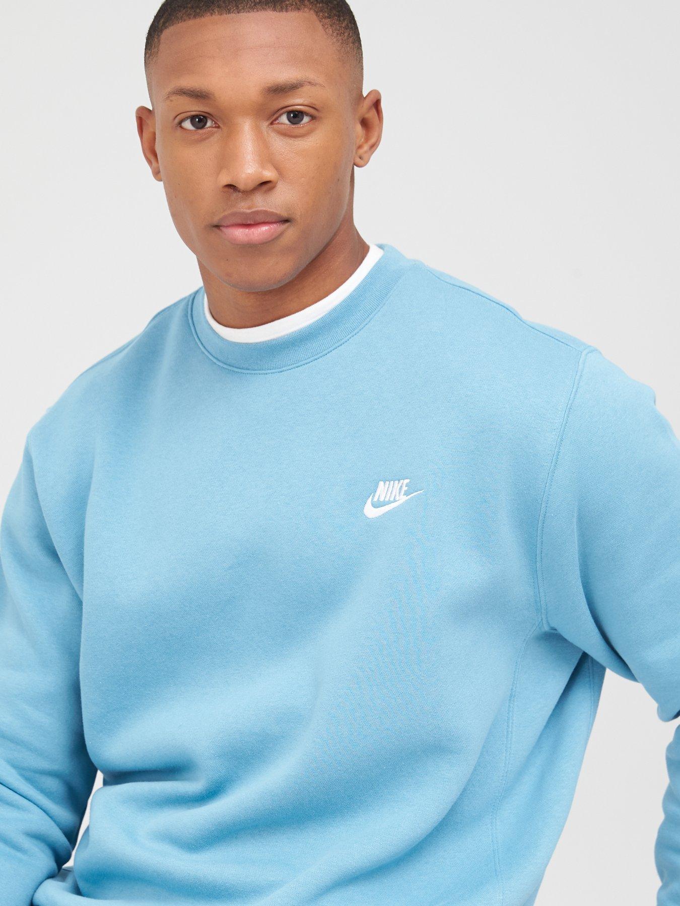 baby blue nike sweatshirt