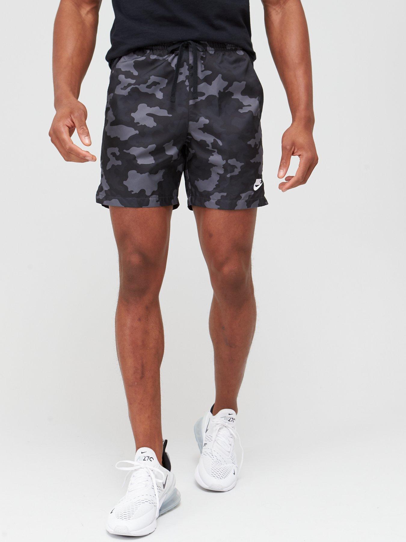 nike woven camo short