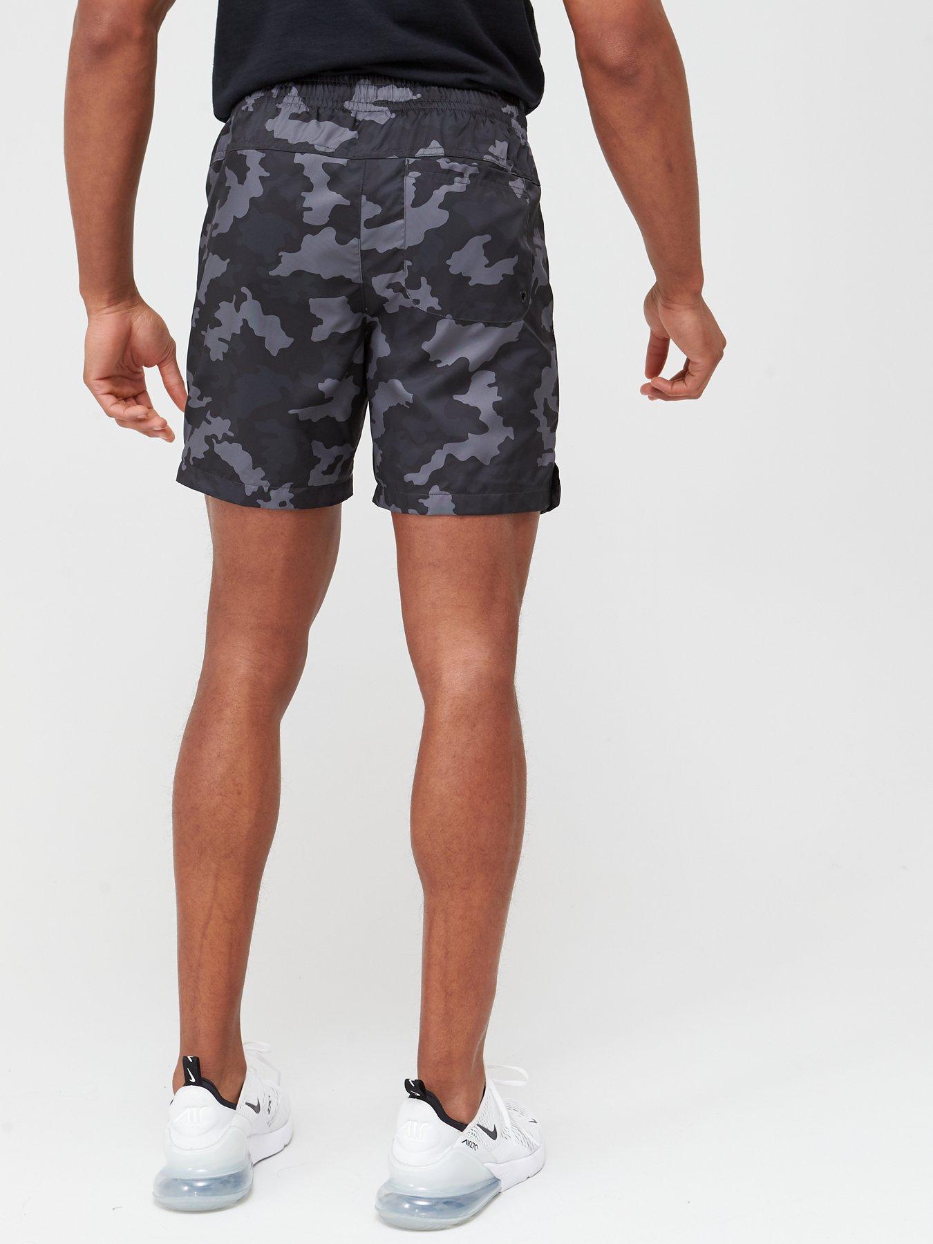 nike grey camo shorts