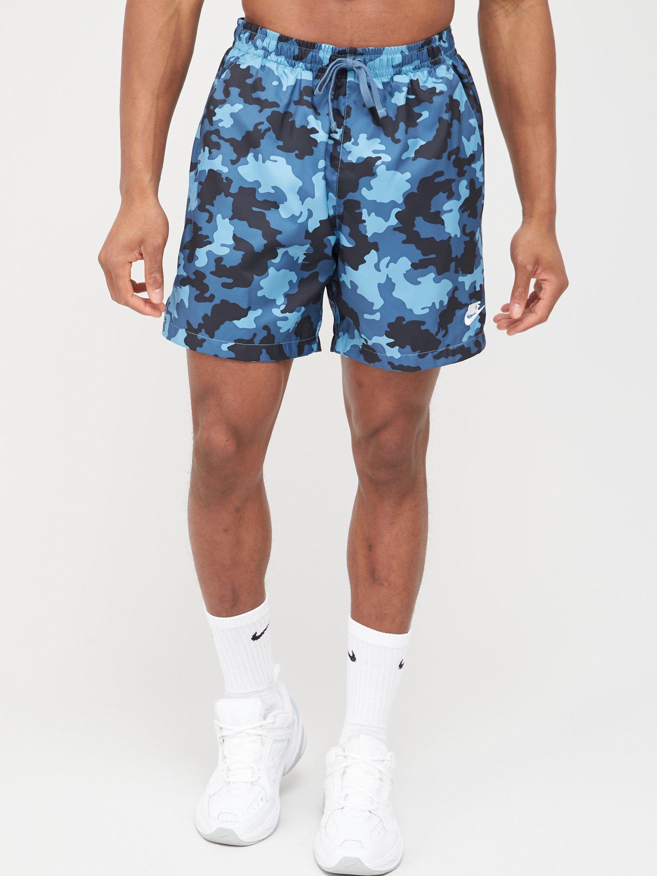 nike blue camo shorts