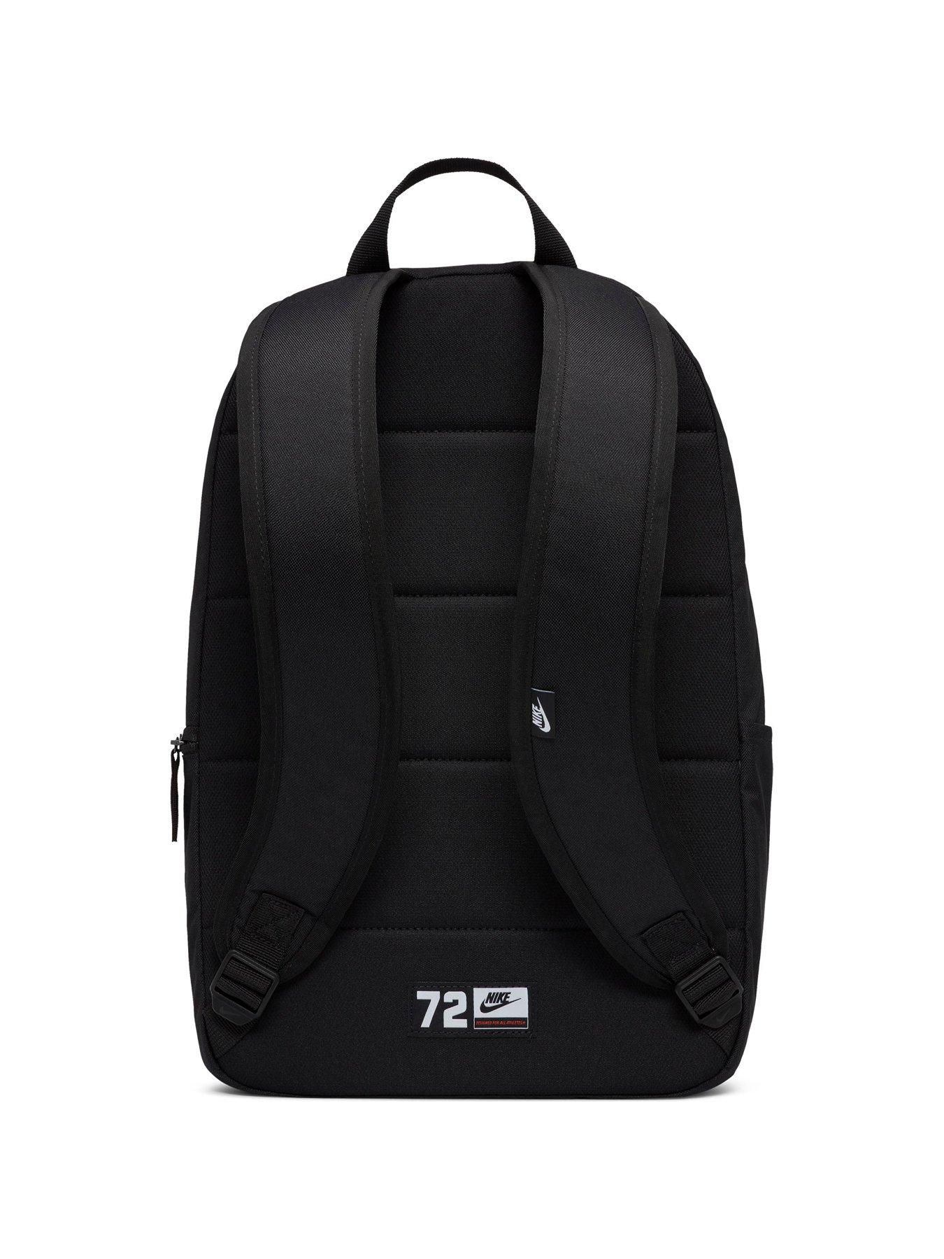 nike air backpack black and red