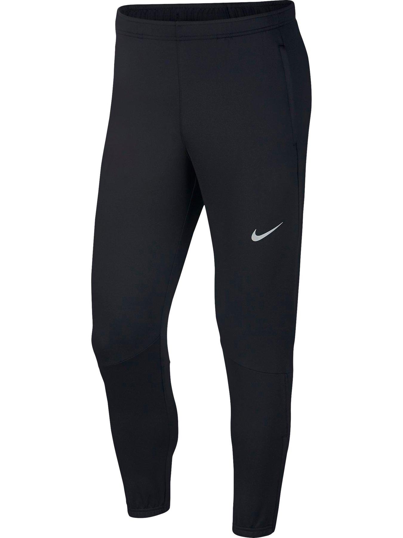 mens black nike jogging bottoms