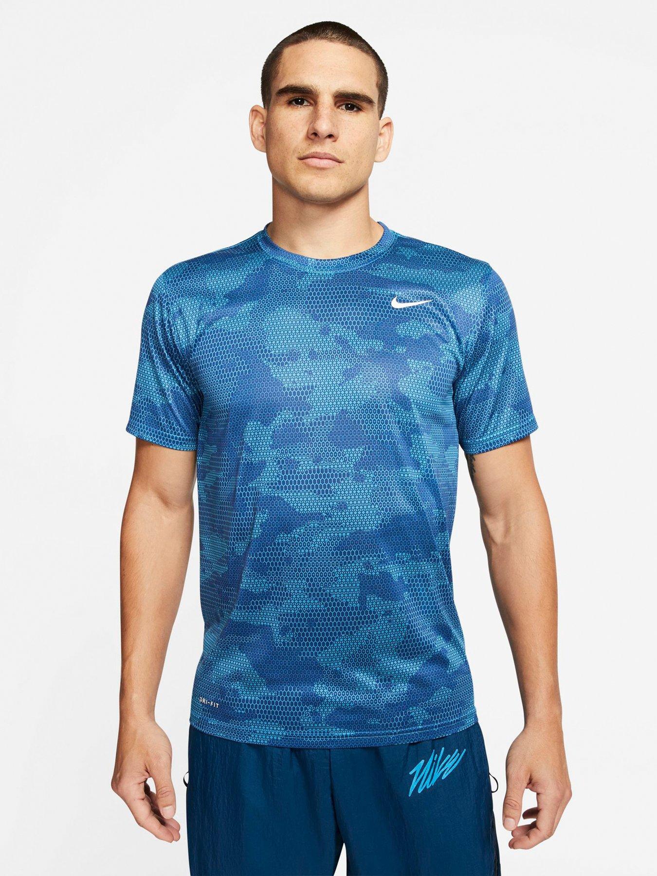 nike dry camo aop print t shirt mens