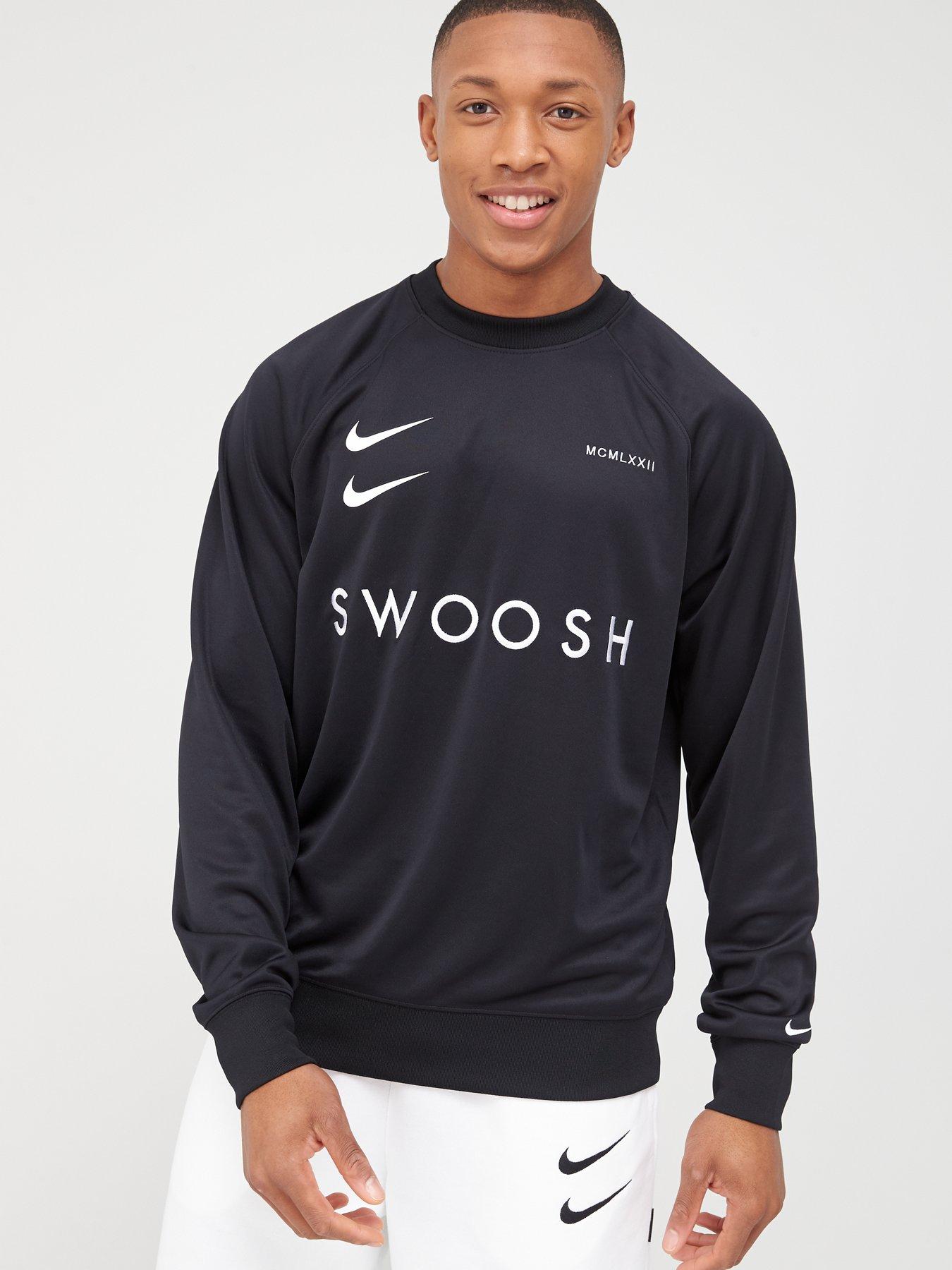 nike sportswear swoosh crew sweatshirt men's