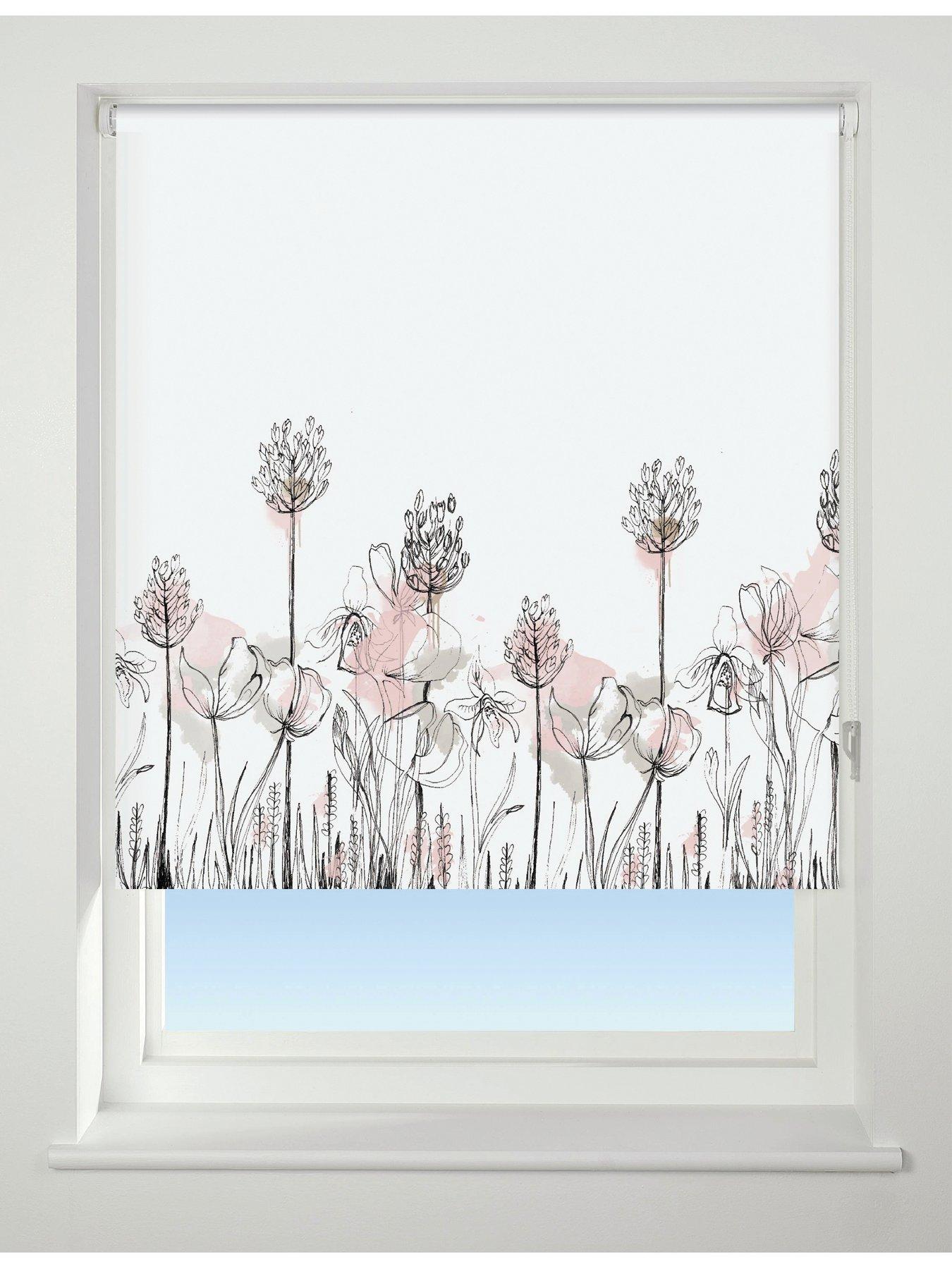 Floral Border Blackout Roller Blind review