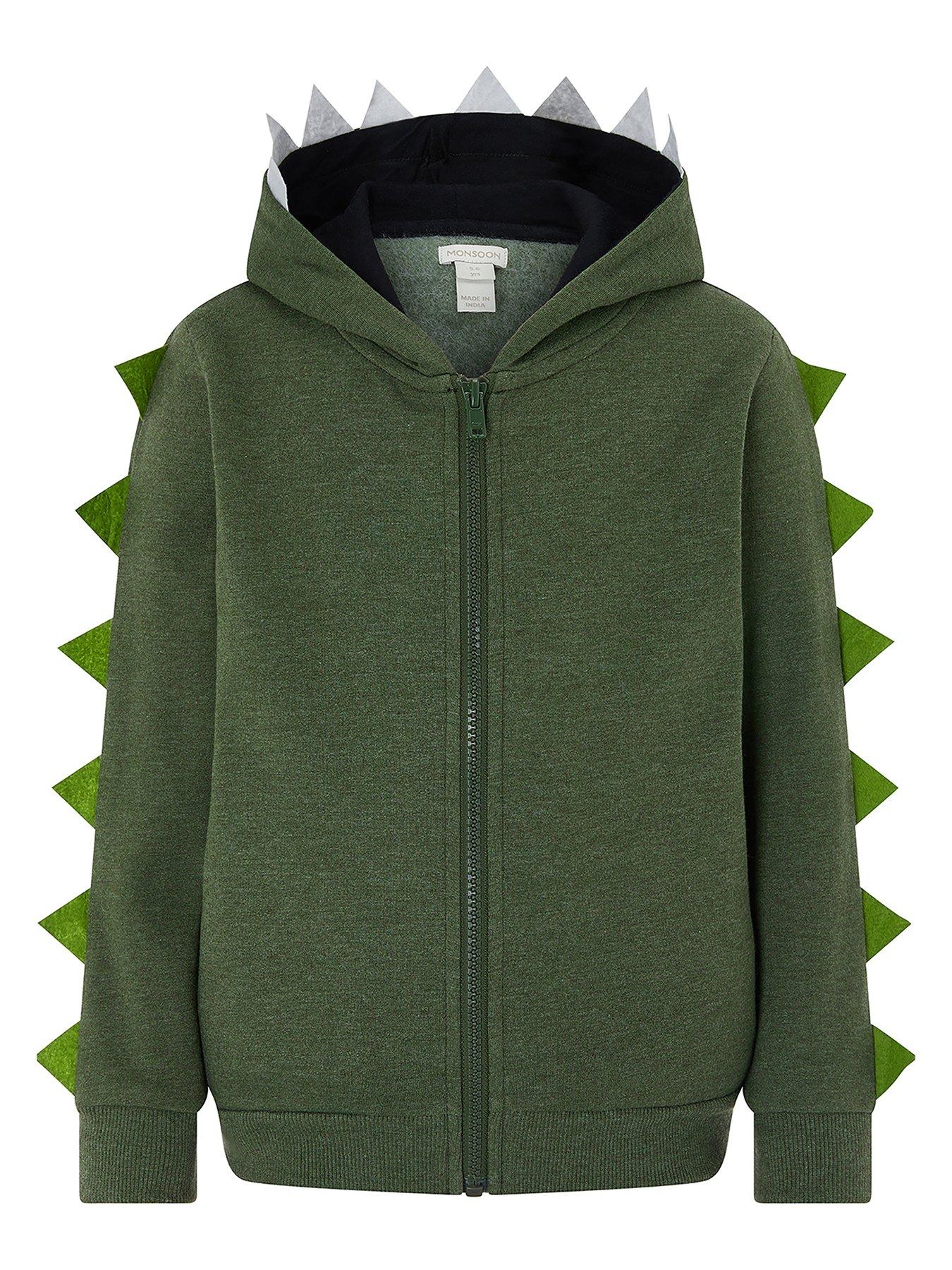 boys khaki hoodie