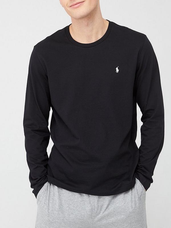 Polo Ralph Lauren Long Sleeve Crew T-shirt - Black | Very.co.uk