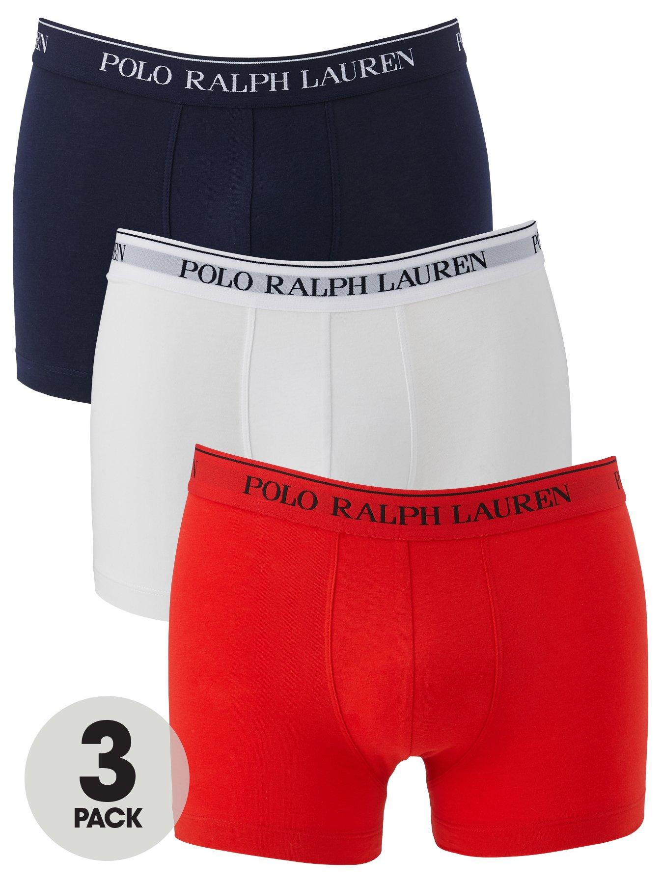 undefined 3 Pack Trunks - Navy/White/Red