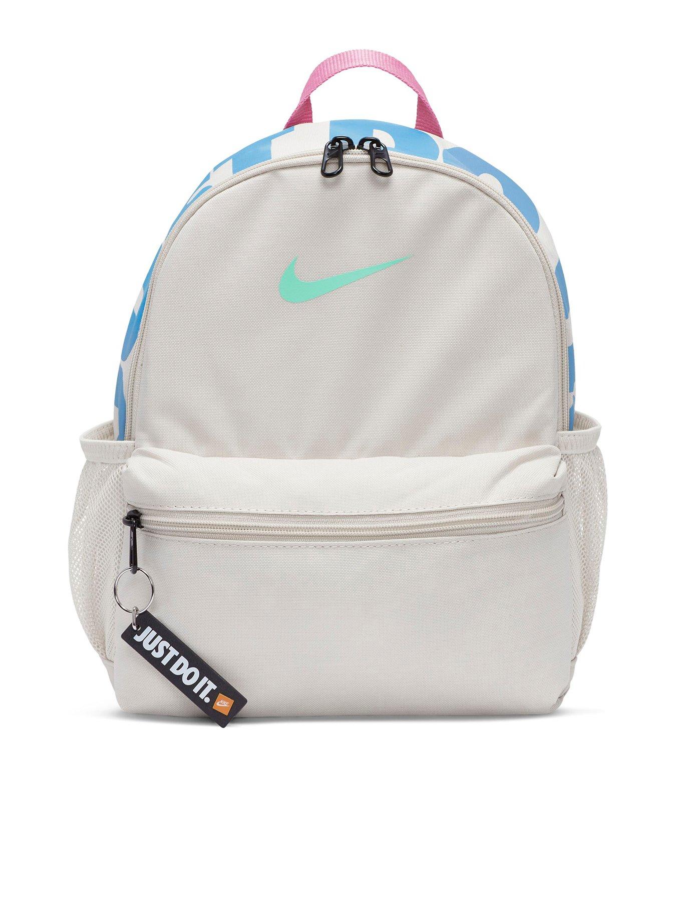 nike brasilia backpack white