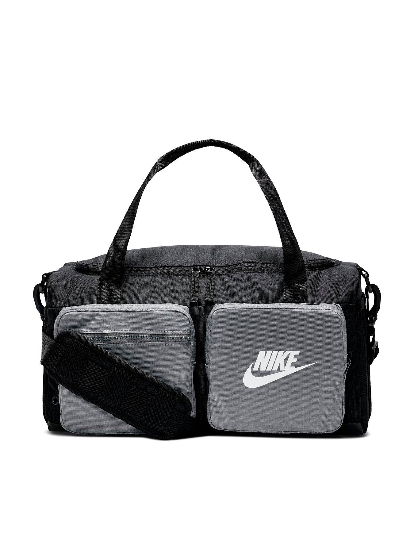 grey nike duffle bag