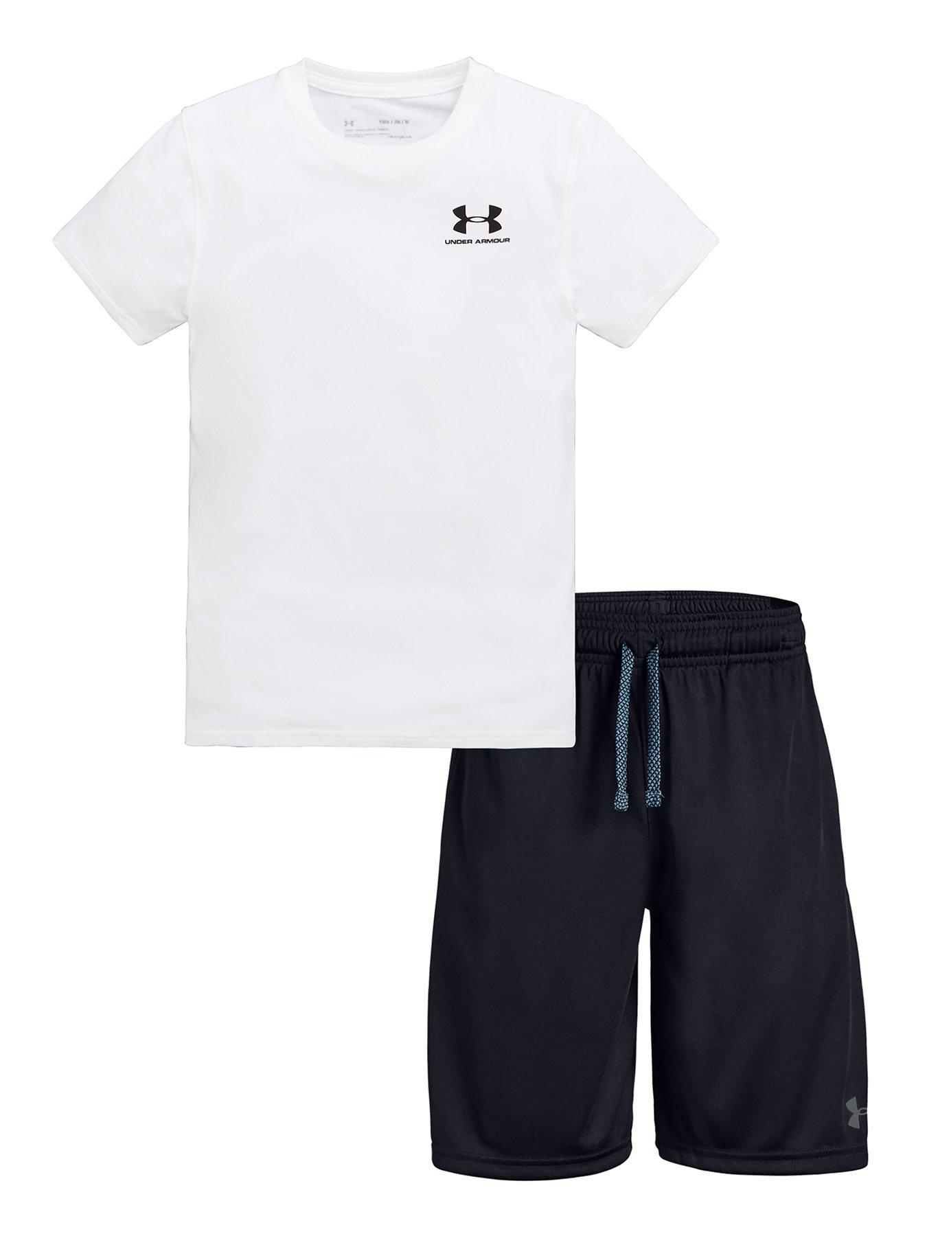 under armour short and t shirt set