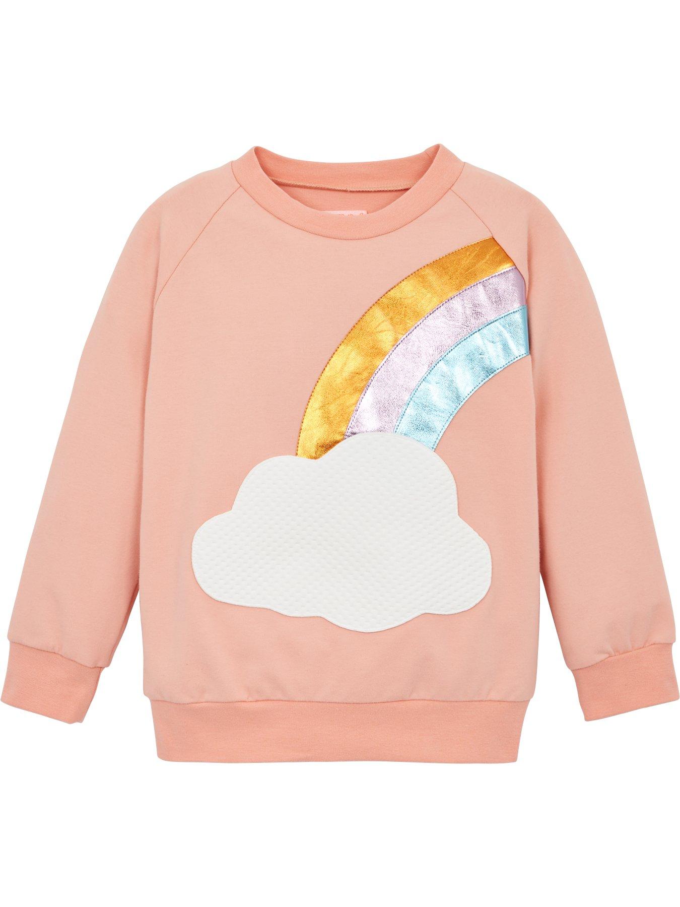 girls rainbow sweatshirt