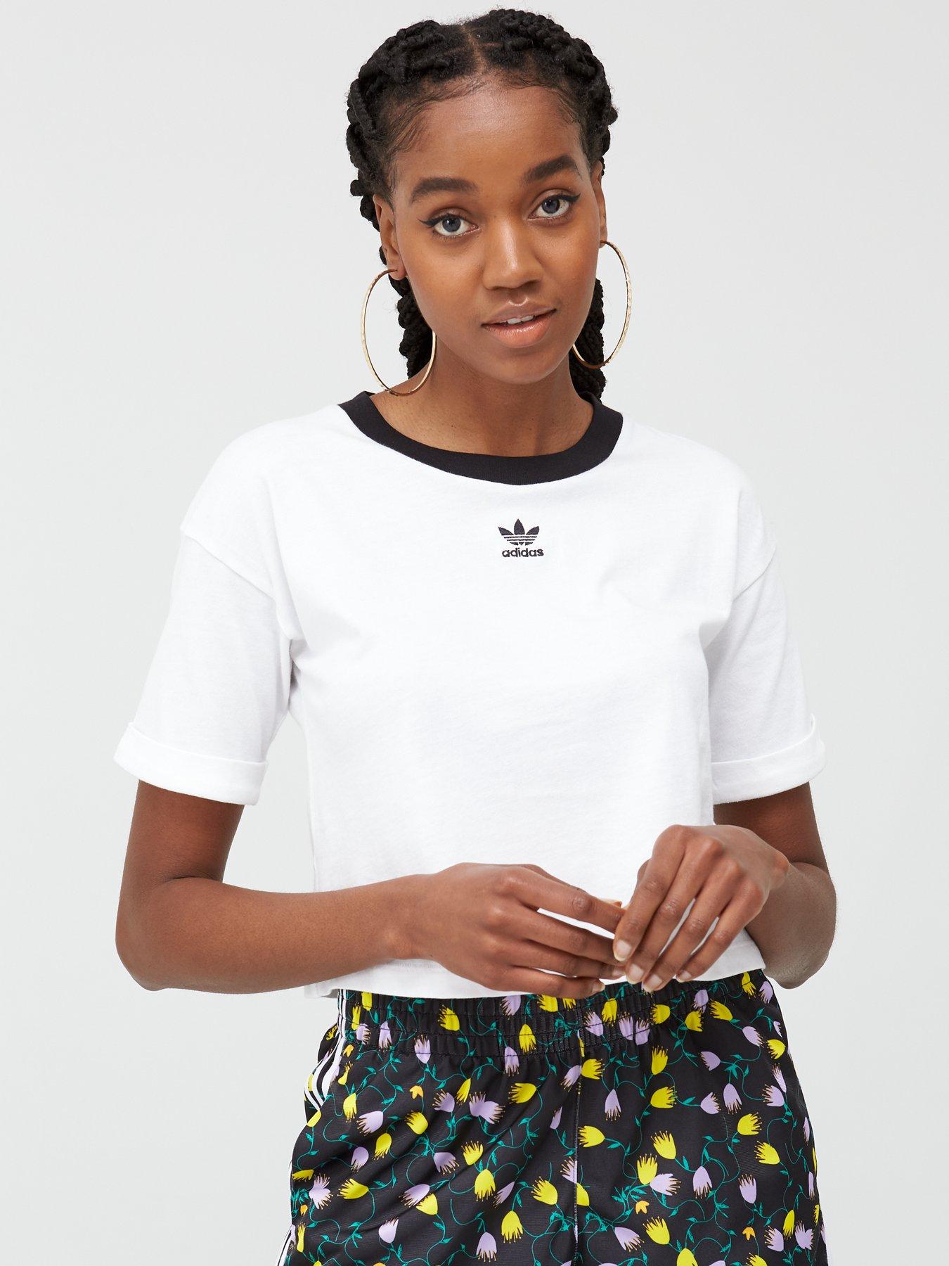 adidas tracksuit crop top