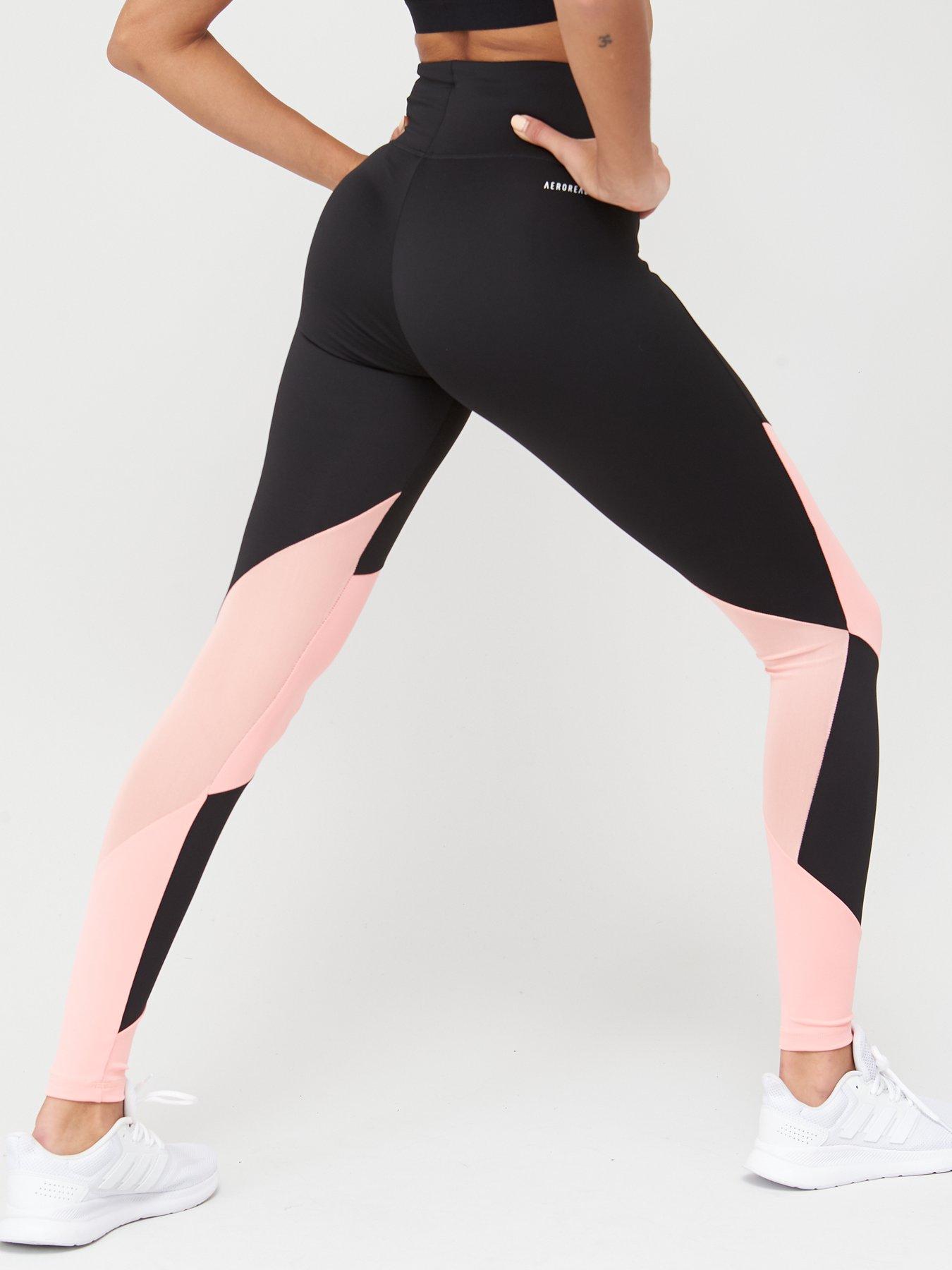 adidas alphaskin leggings in black