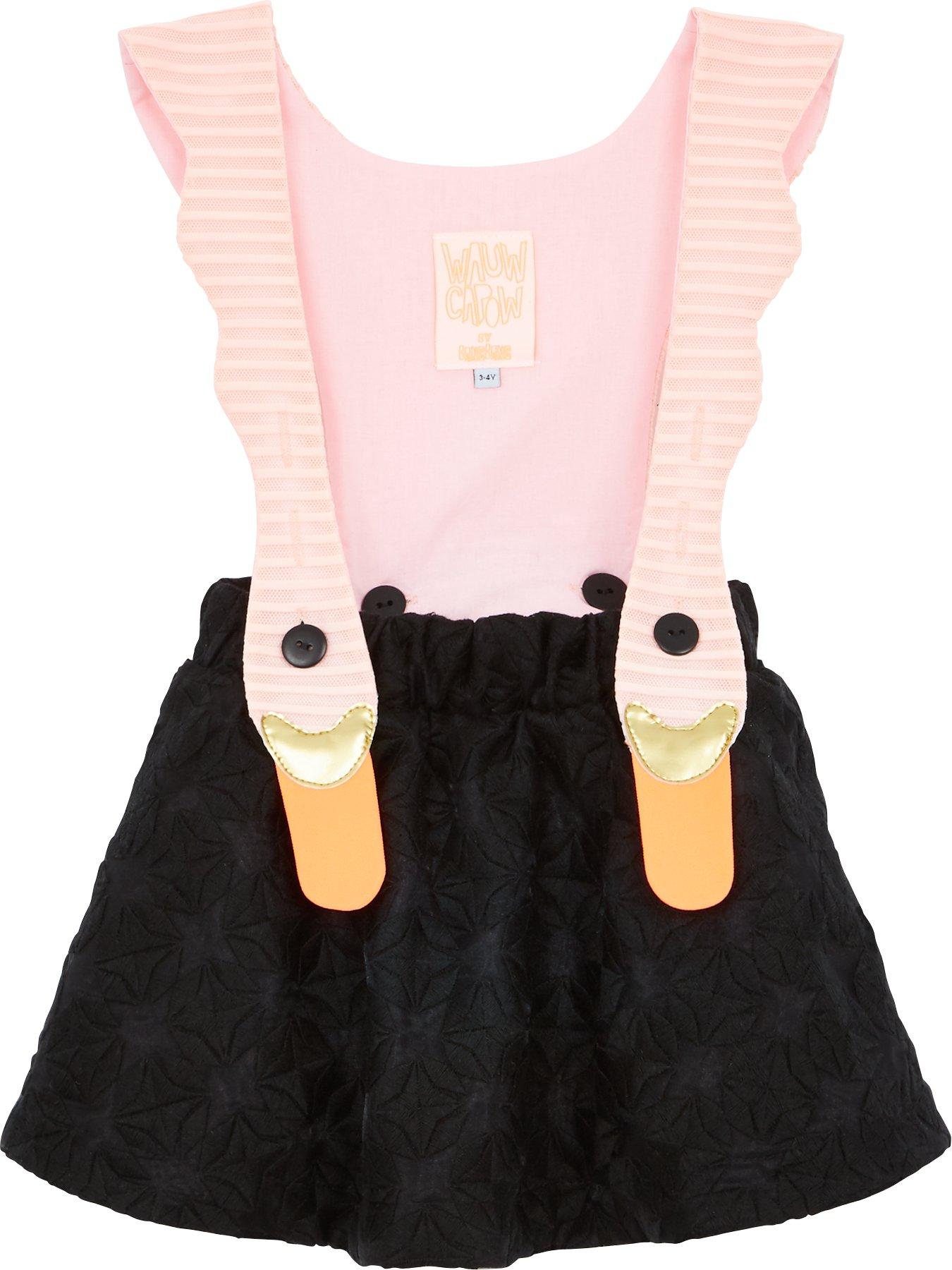 Wauw Capow By Bang Bang Copenhagen Girls Bird Swan Dress &Ndash; Pink review