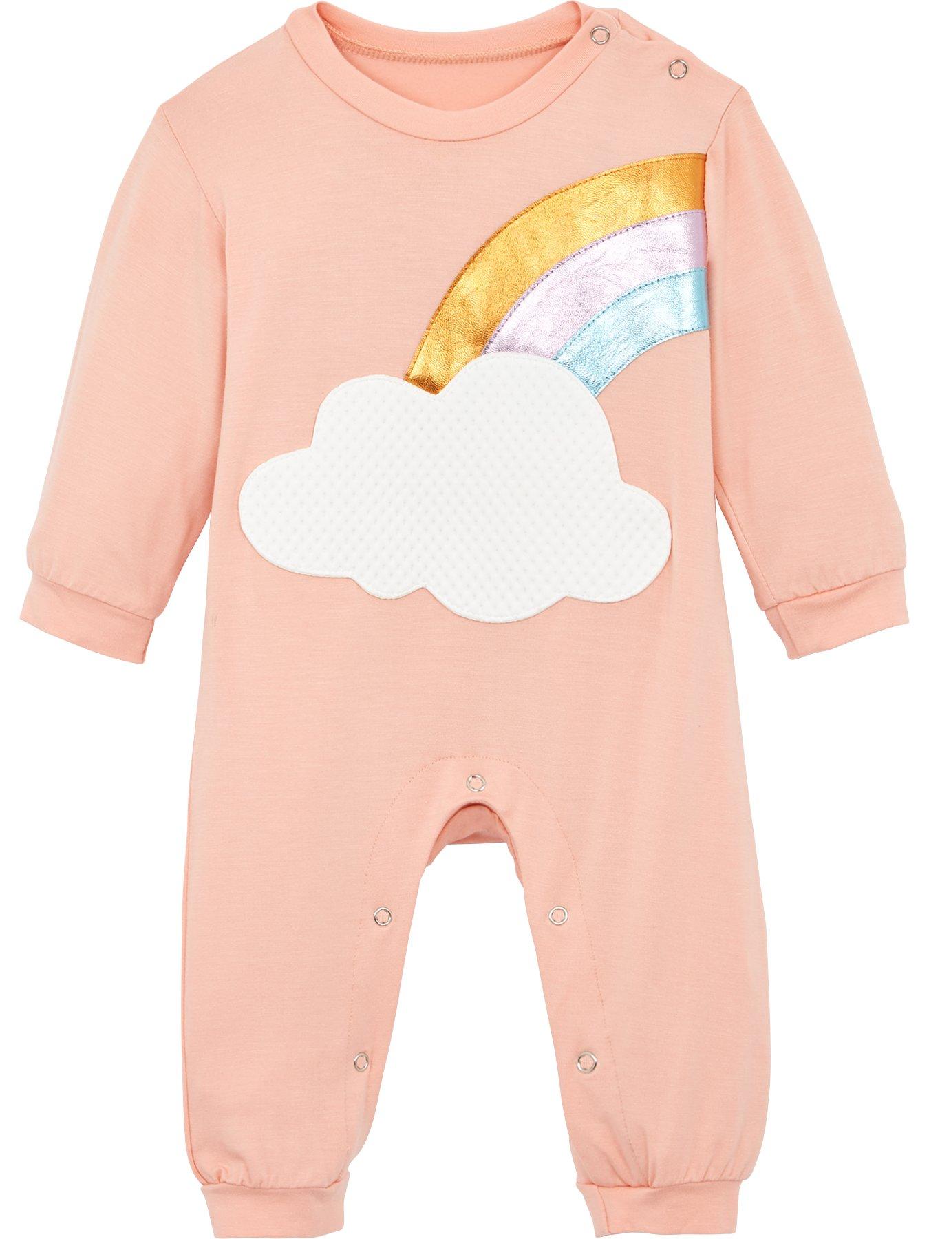 Wauw Capow By Bang Bang Copenhagen Baby Girls Rainbow Sleepsuit review