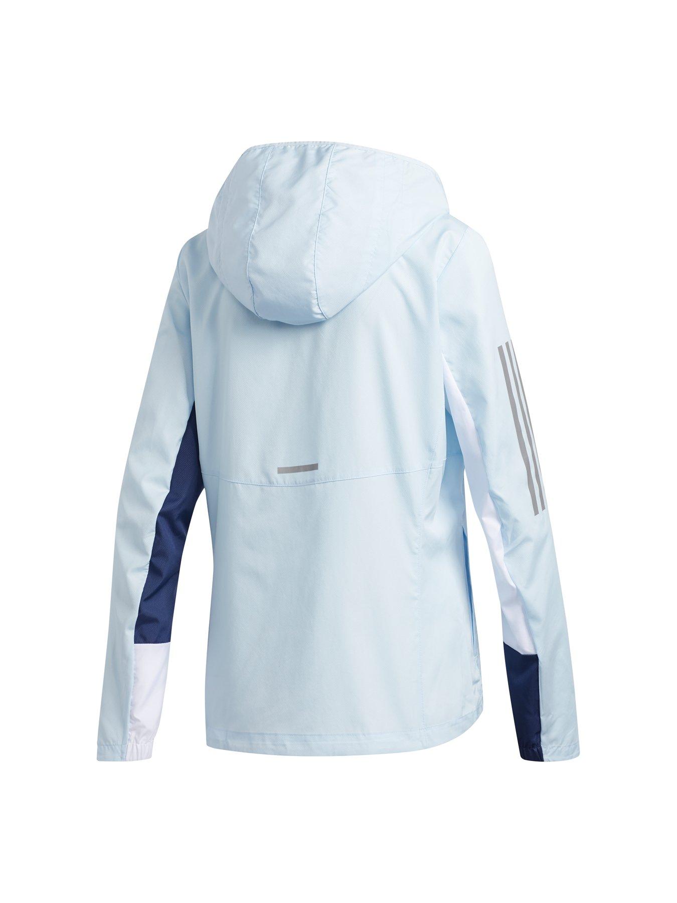 blue adidas coat