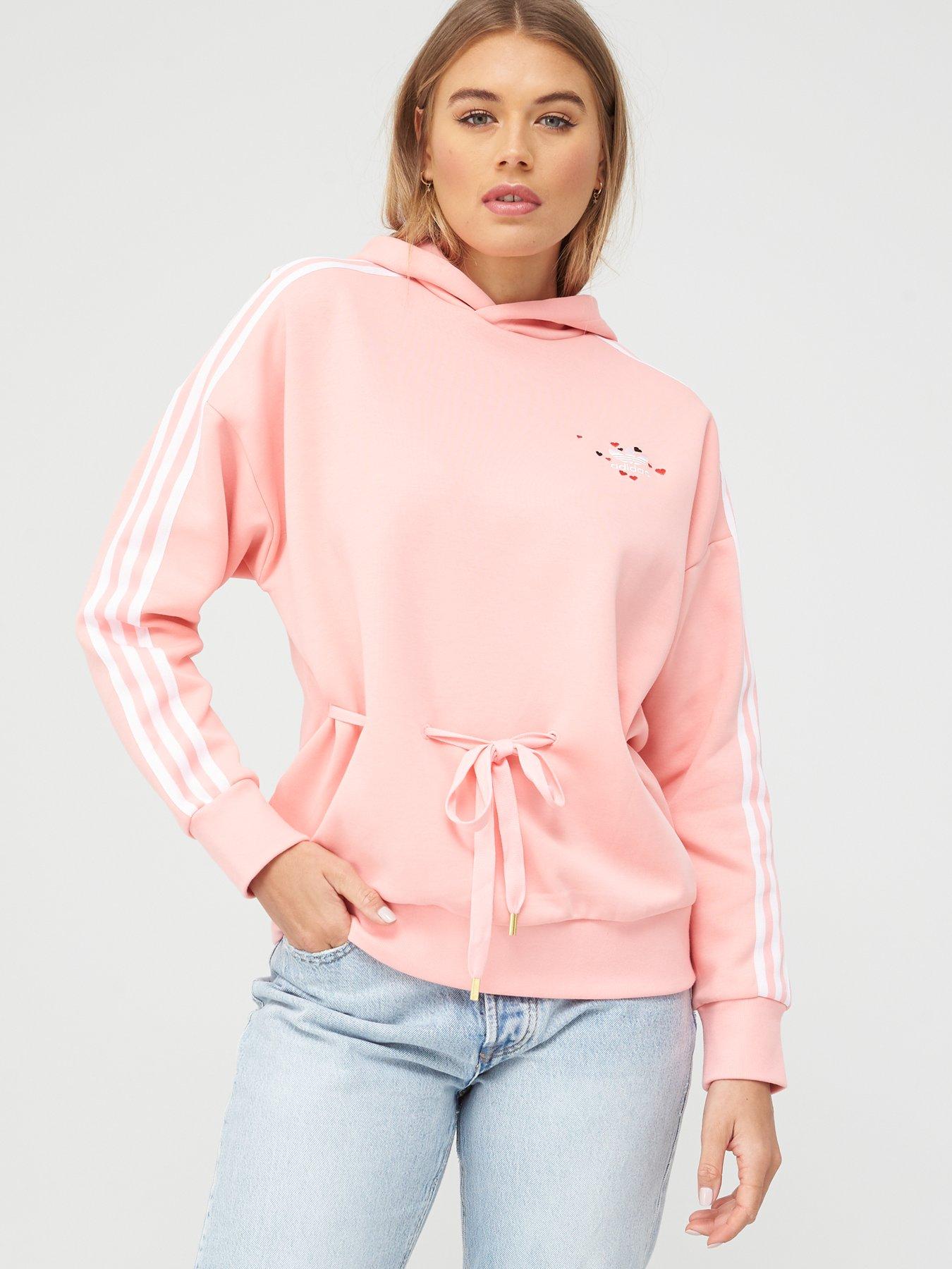 adidas originals pink hoodie