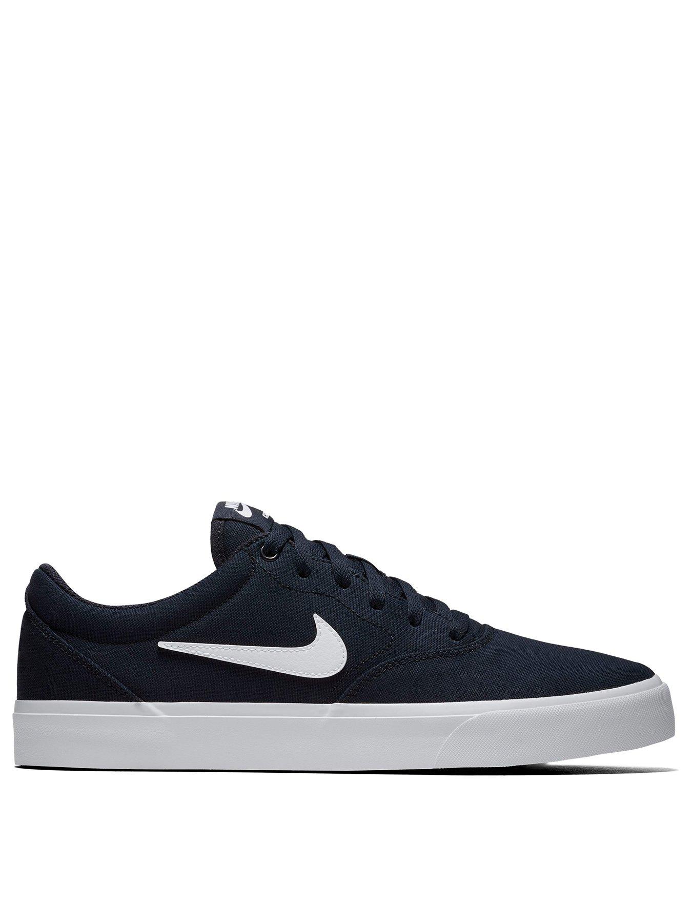Nike SB Charge Canvas - Navy/White | very.co.uk