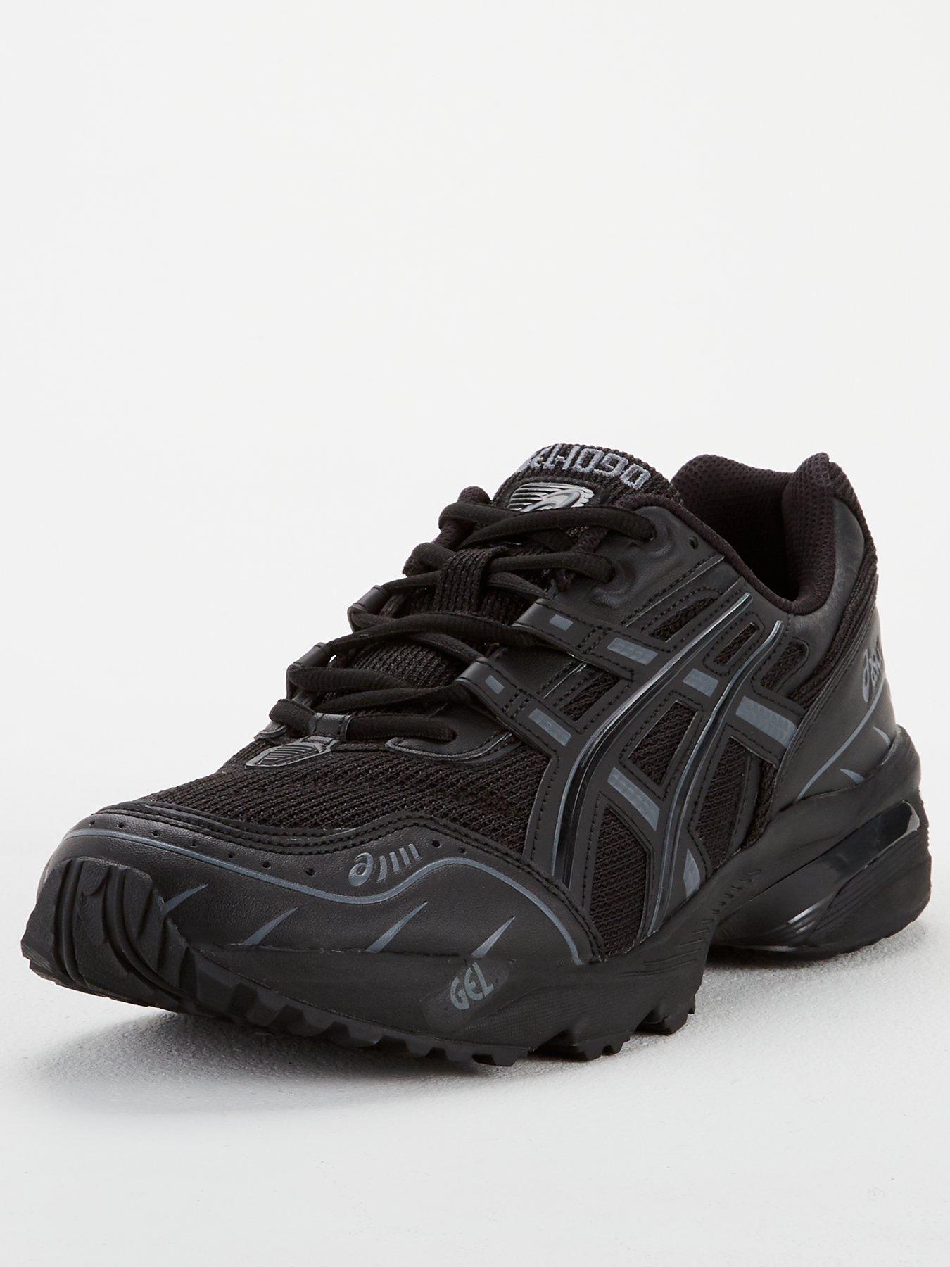 asics black black