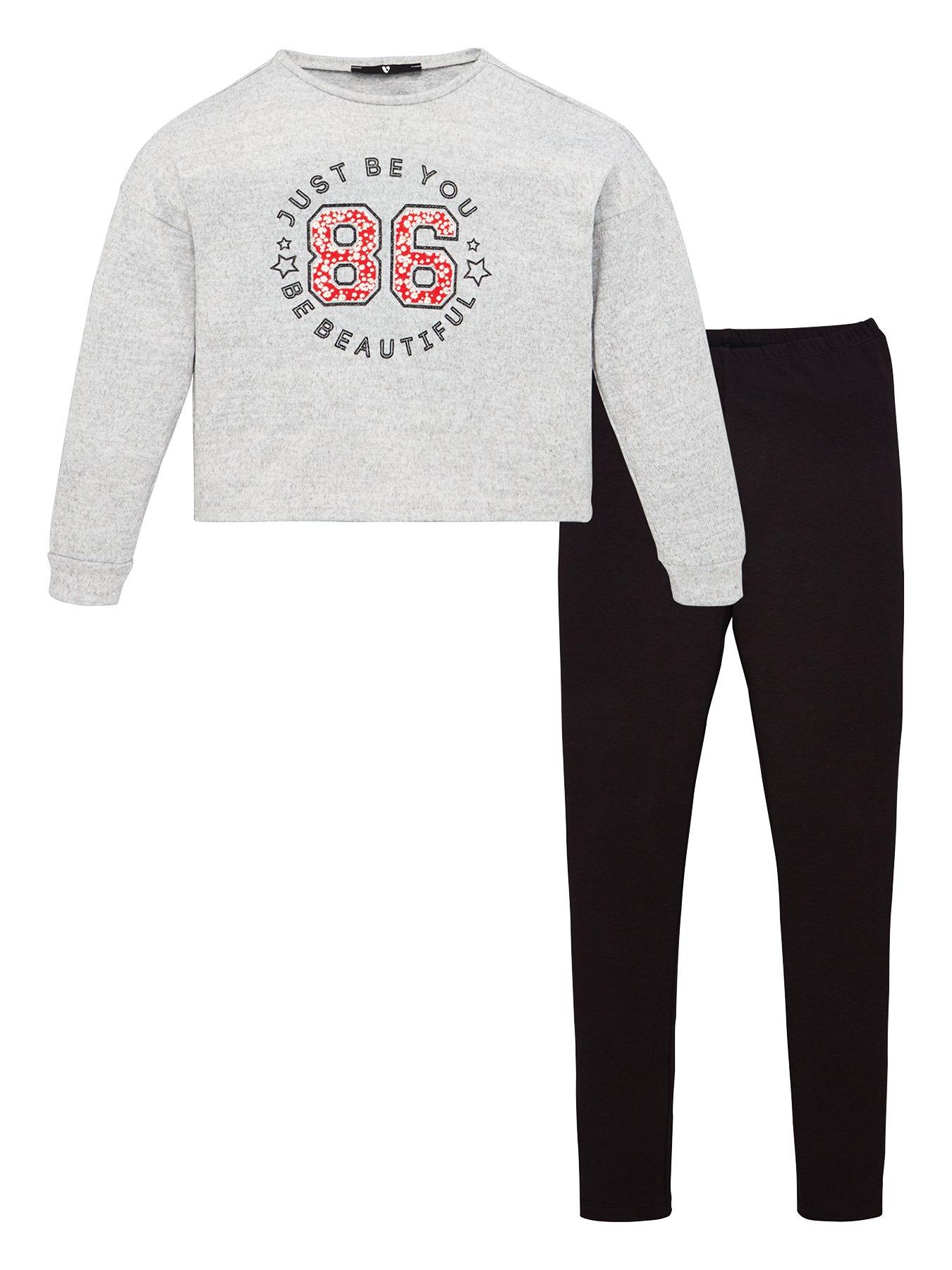 V By Very Girls 2 Piece 86 Sweatshirt And Leggings Set review