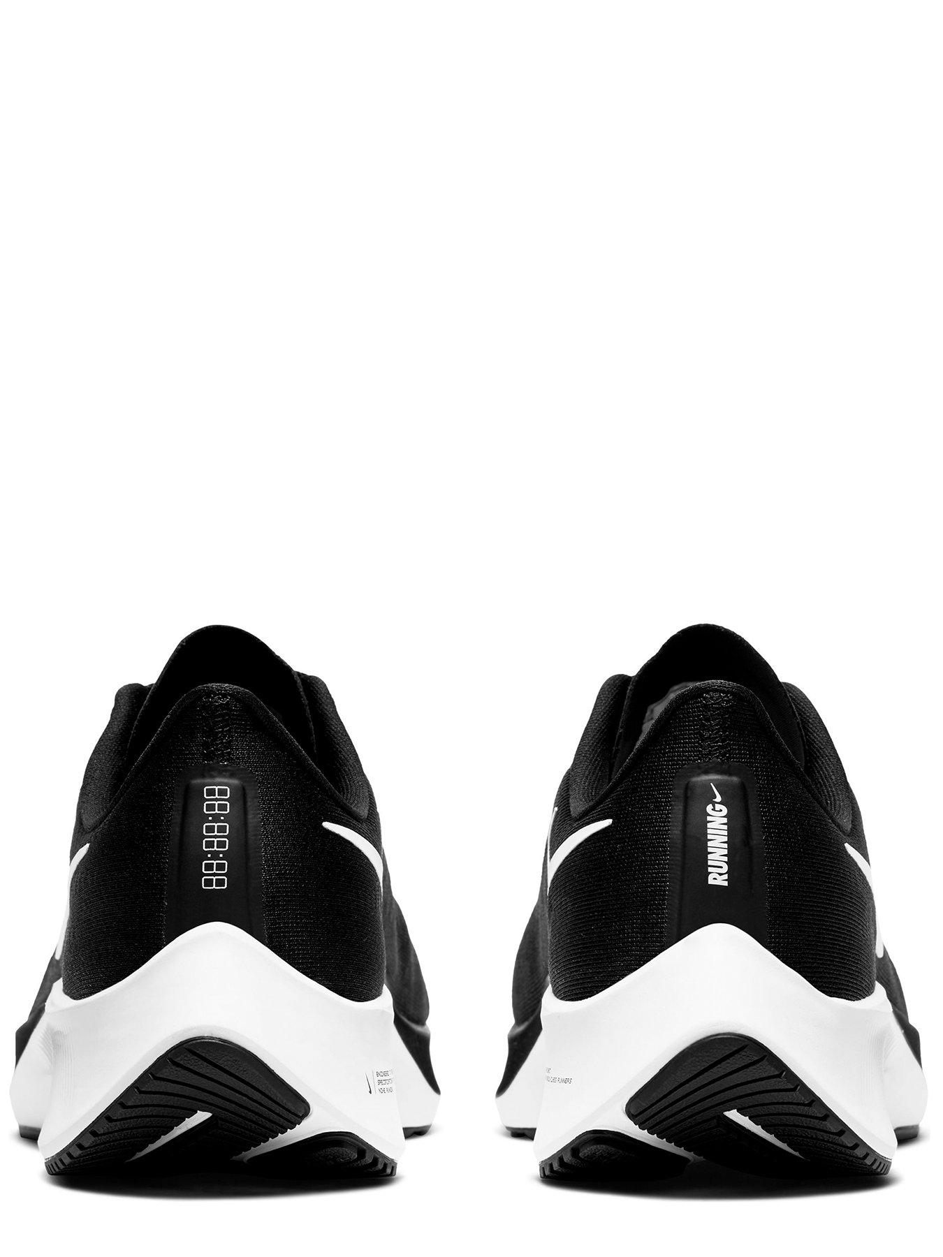 nike pegasus black white