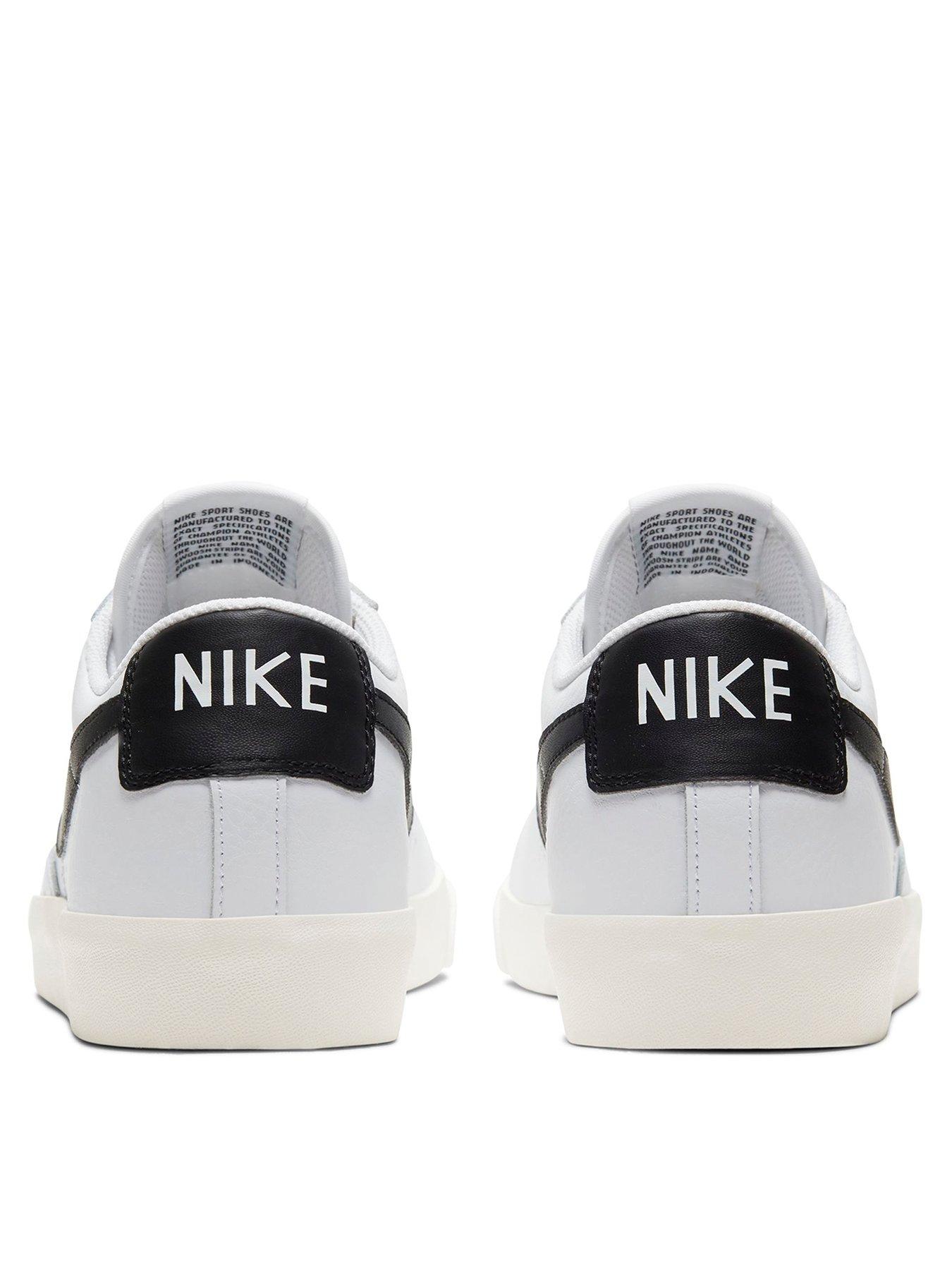 Nike Blazer Low Leather White Black Very Co Uk