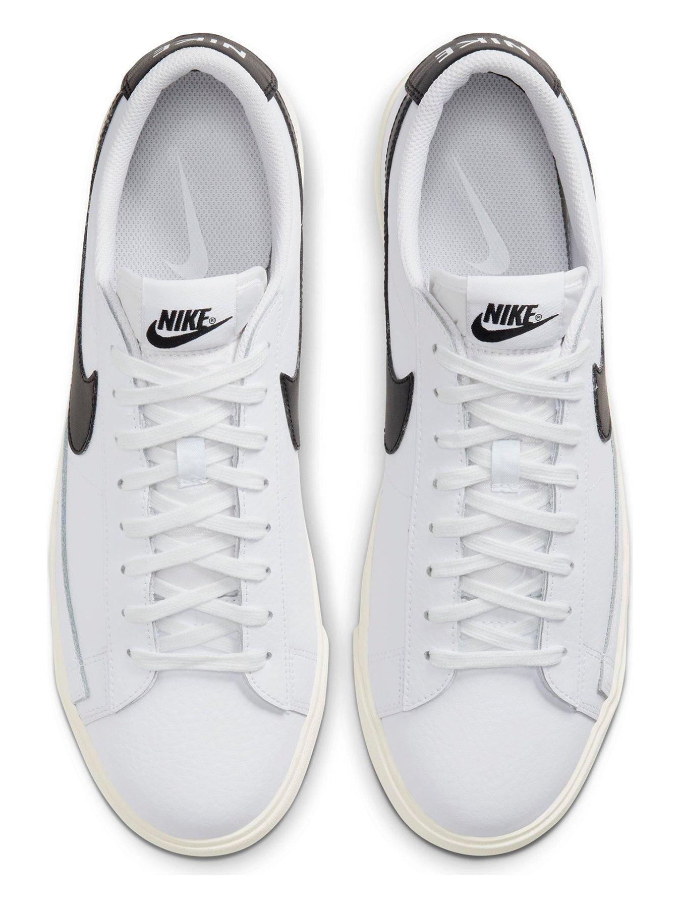 Nike Blazer Low Leather White Black Very Co Uk