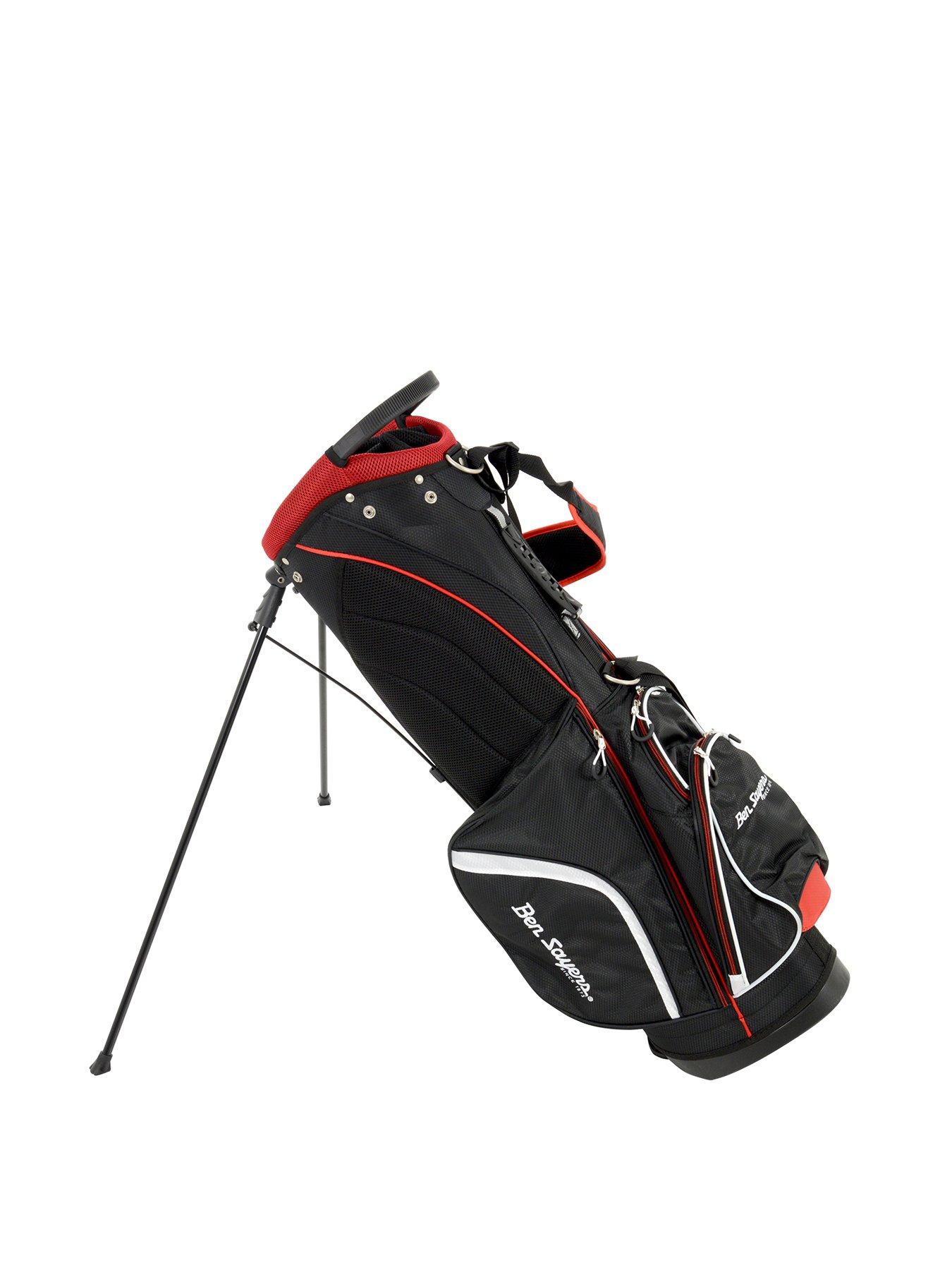 Ben Sayers DLX Stand Bag Black Red very