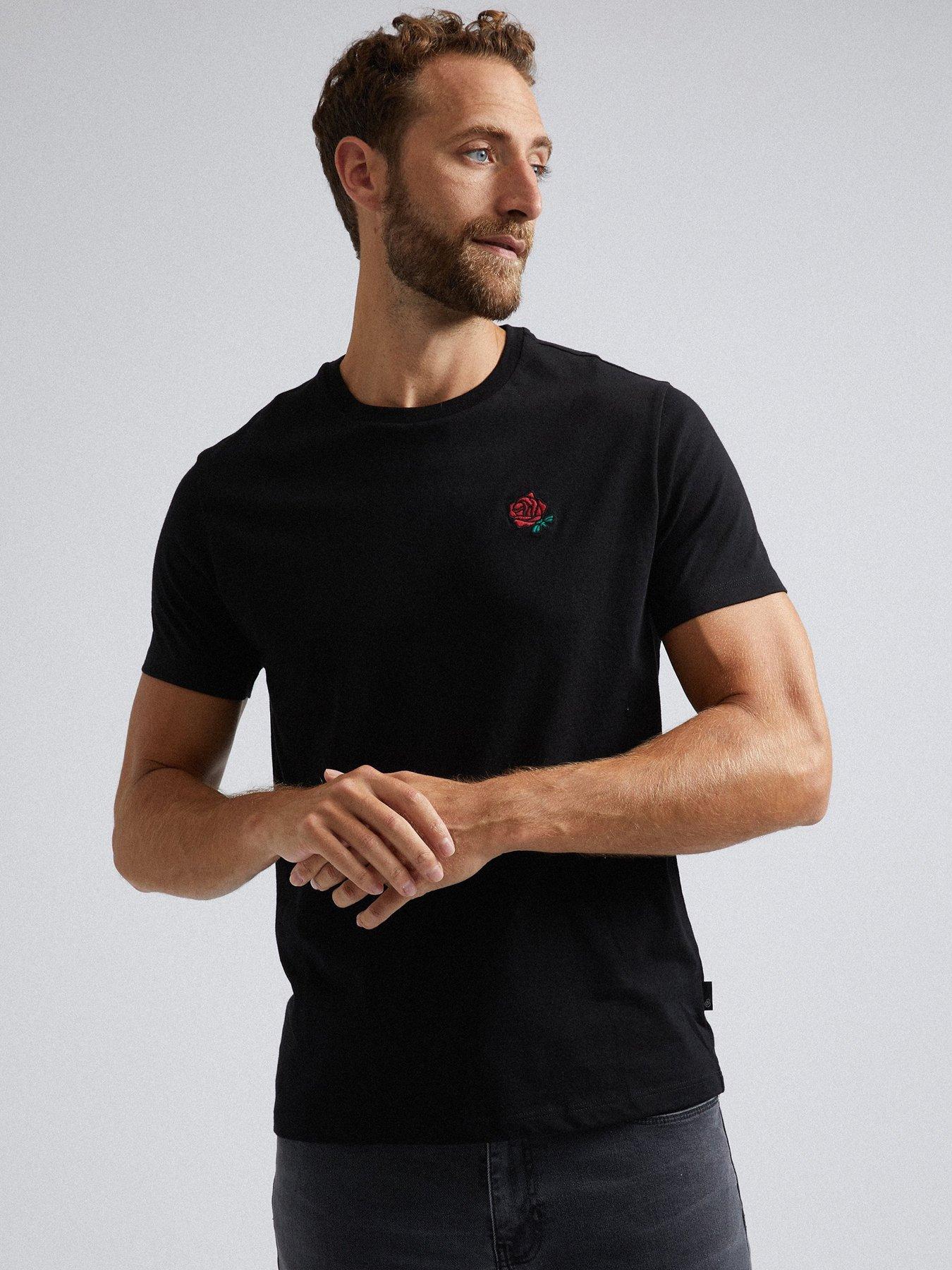 Burton Menswear London Embroidered Short Sleeve T Shirt review