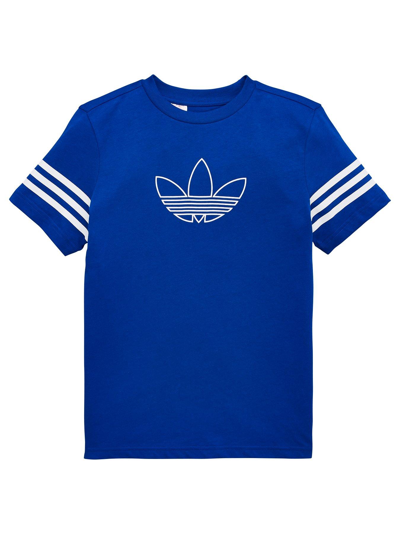 royal blue adidas t shirt