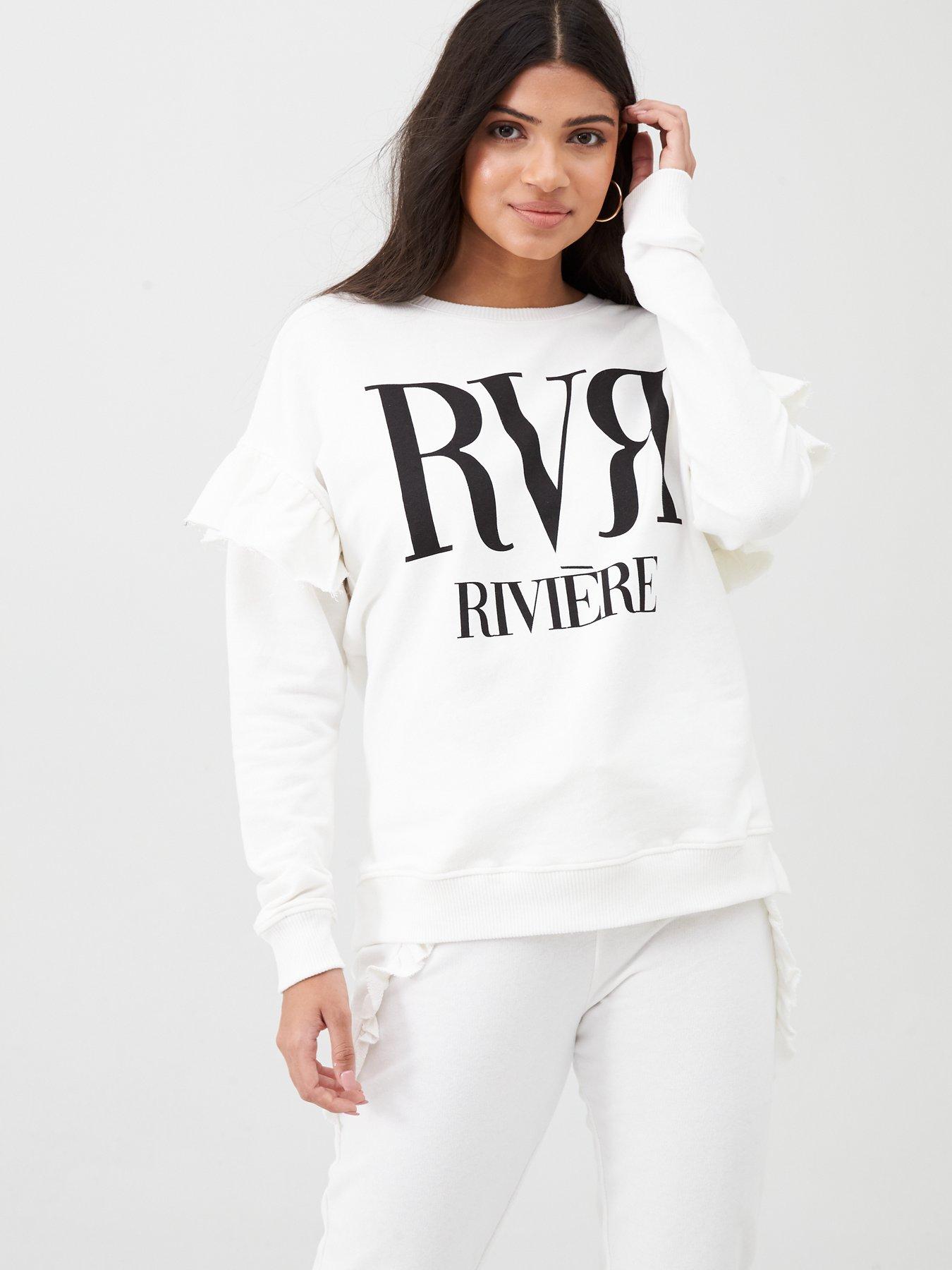 river island white sweatshirt