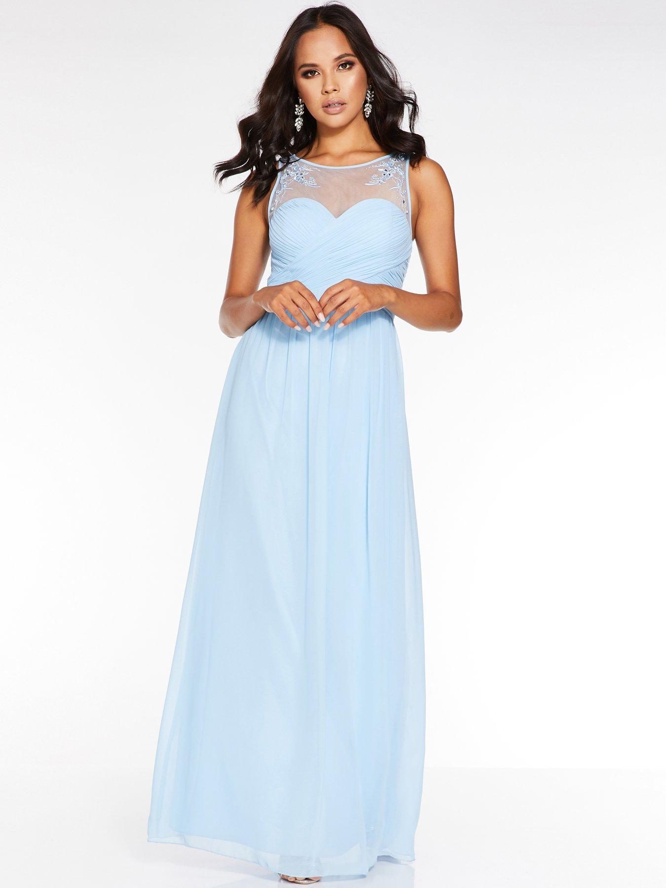 quiz chiffon maxi dress