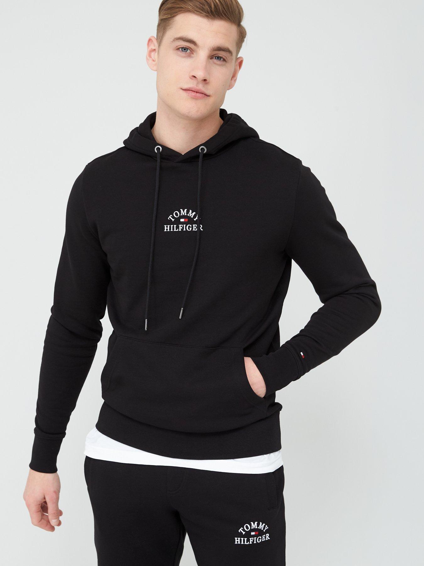 tommy hilfiger embroidered logo hoodie